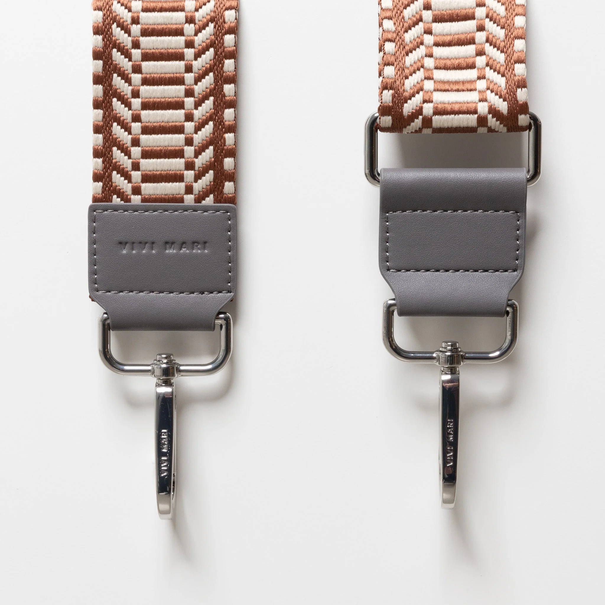 strap ethno tan/white - taupe - Image 5