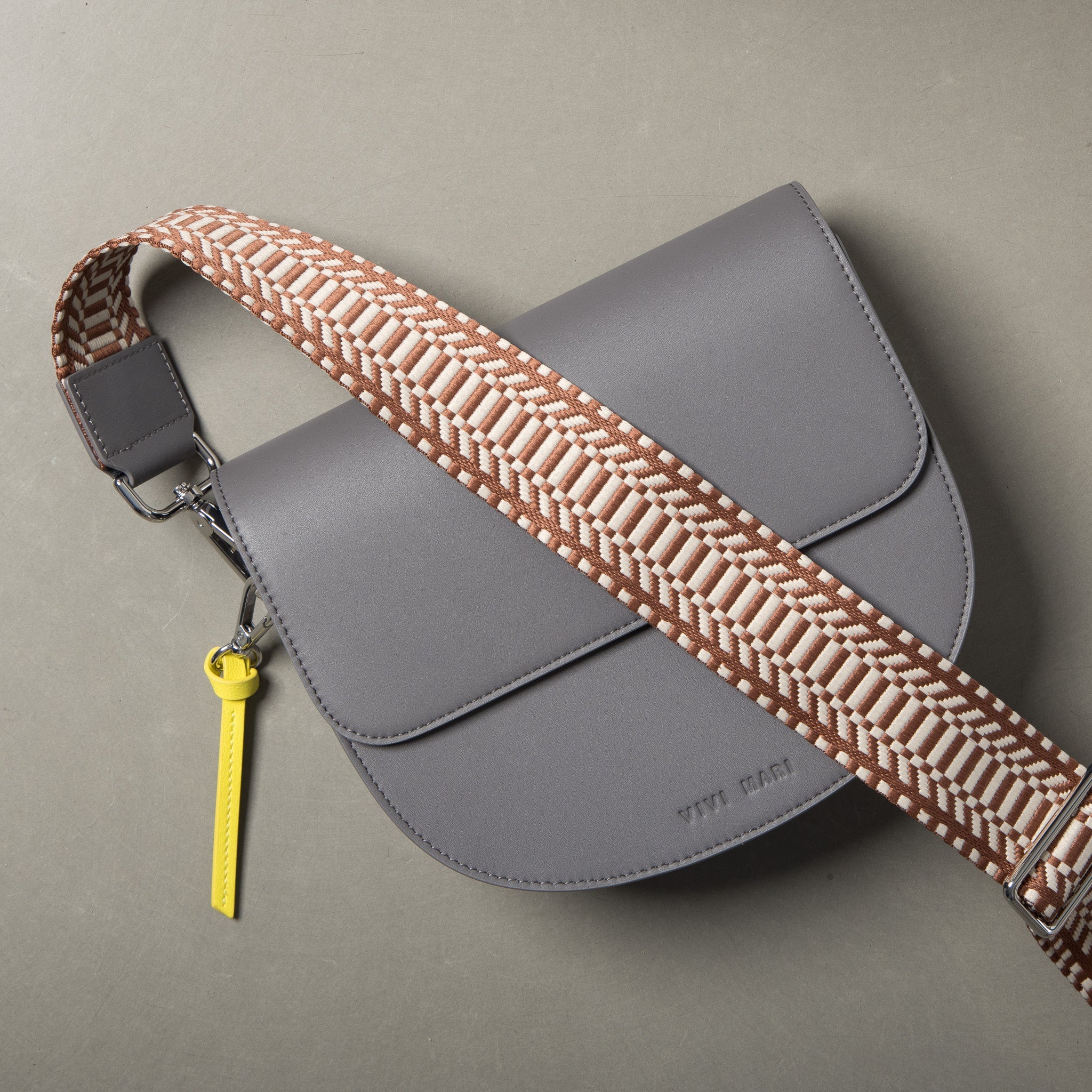 strap ethno tan/white - taupe - Image 7