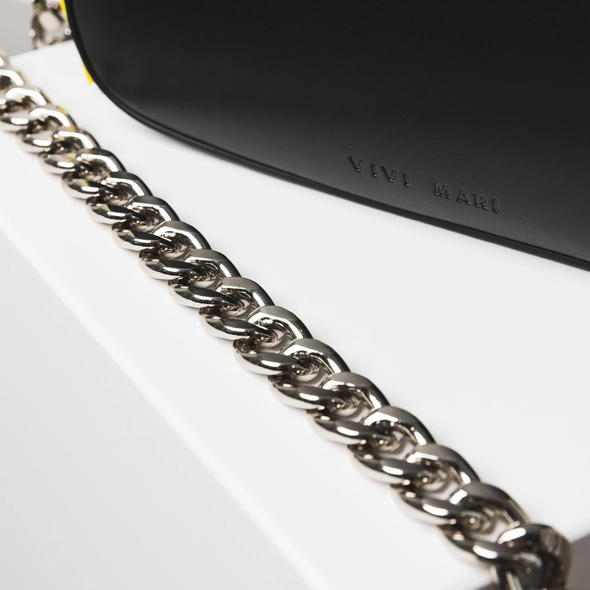 strap chunky chain silver - long - Image 6