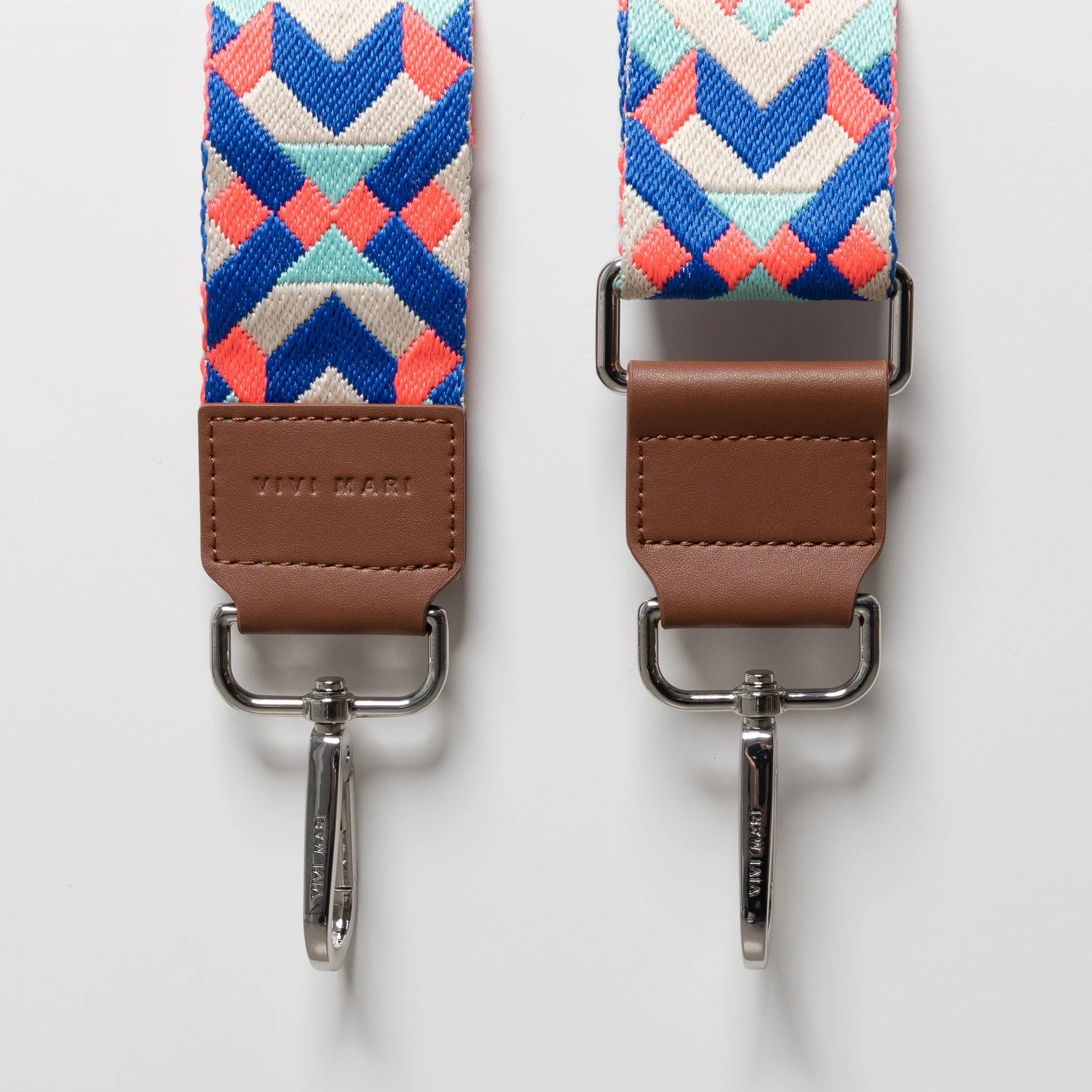 strap neo boho blue/pink - tan - Image 10