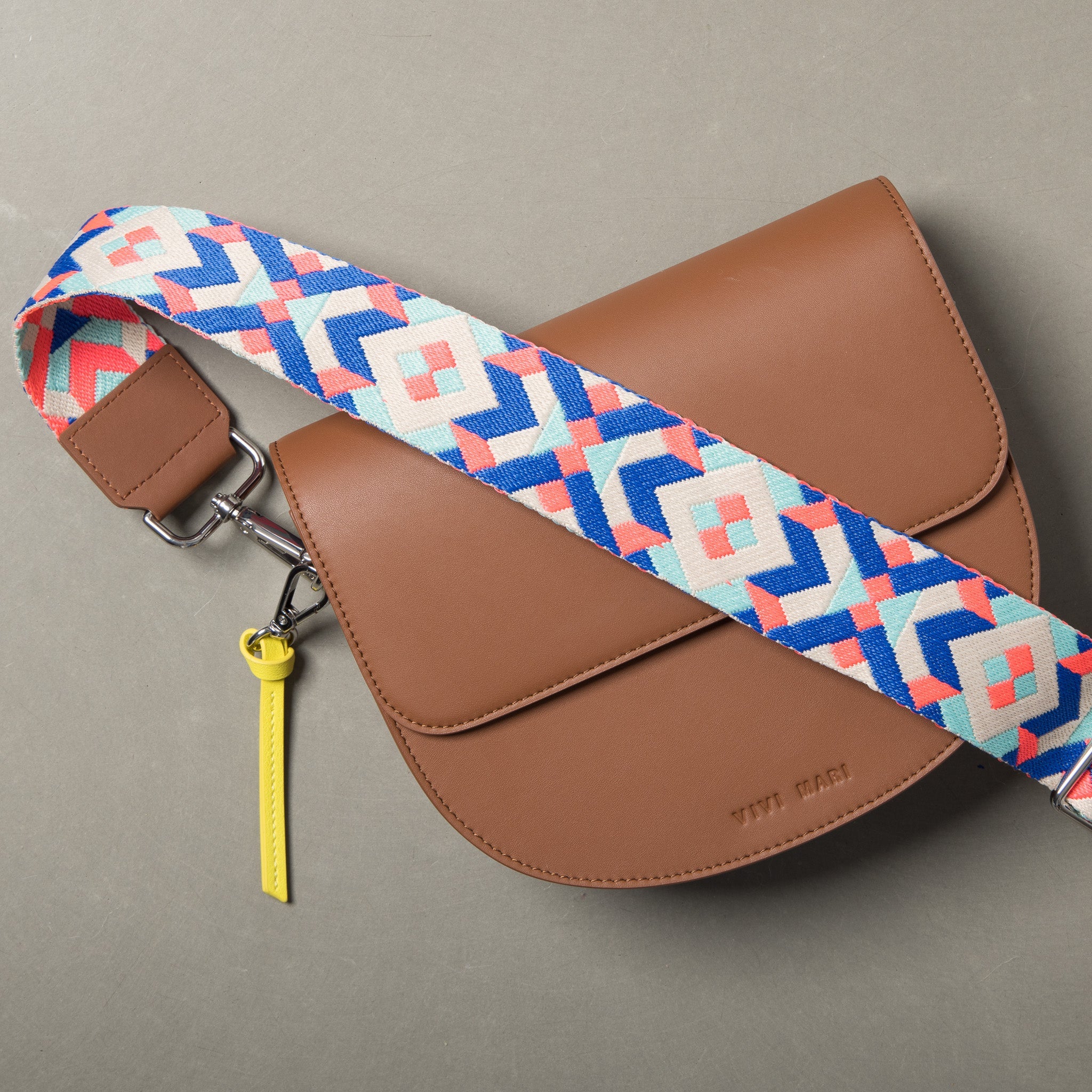 strap neo boho blue/pink - tan - Image 2