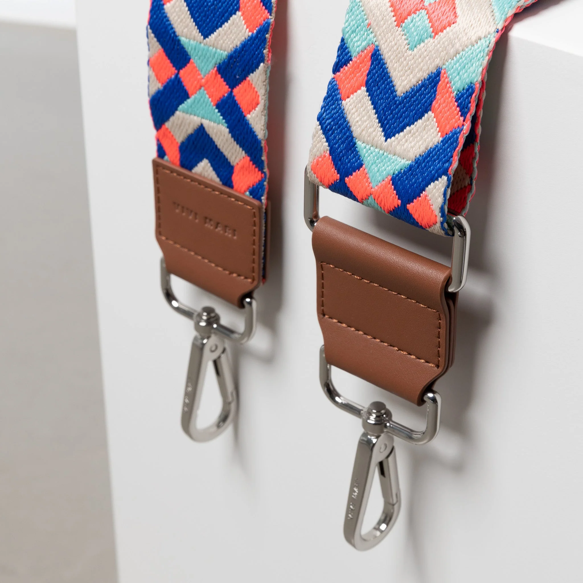 strap neo boho blue/pink - tan - Image 6