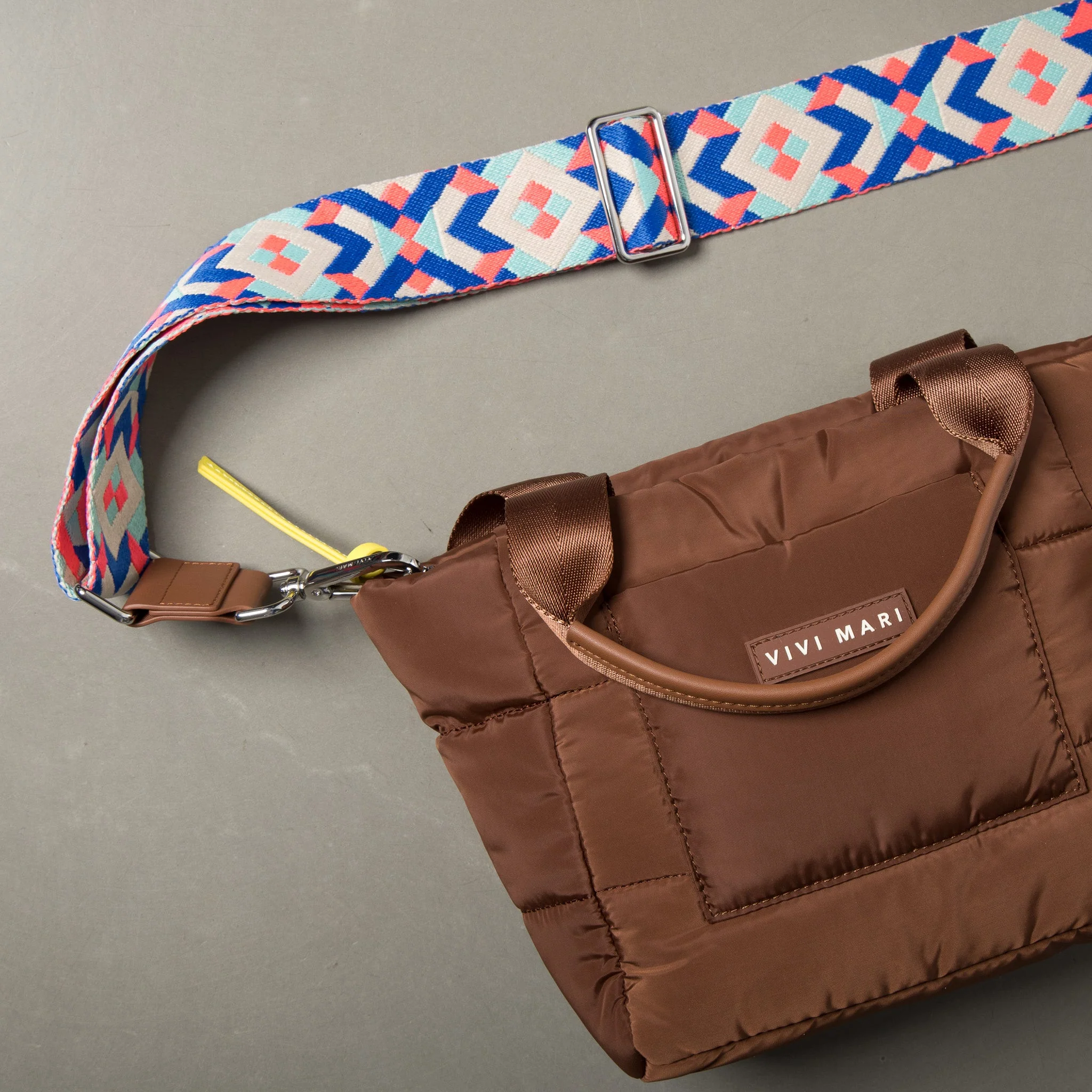 strap neo boho blue/pink - tan - Image 8