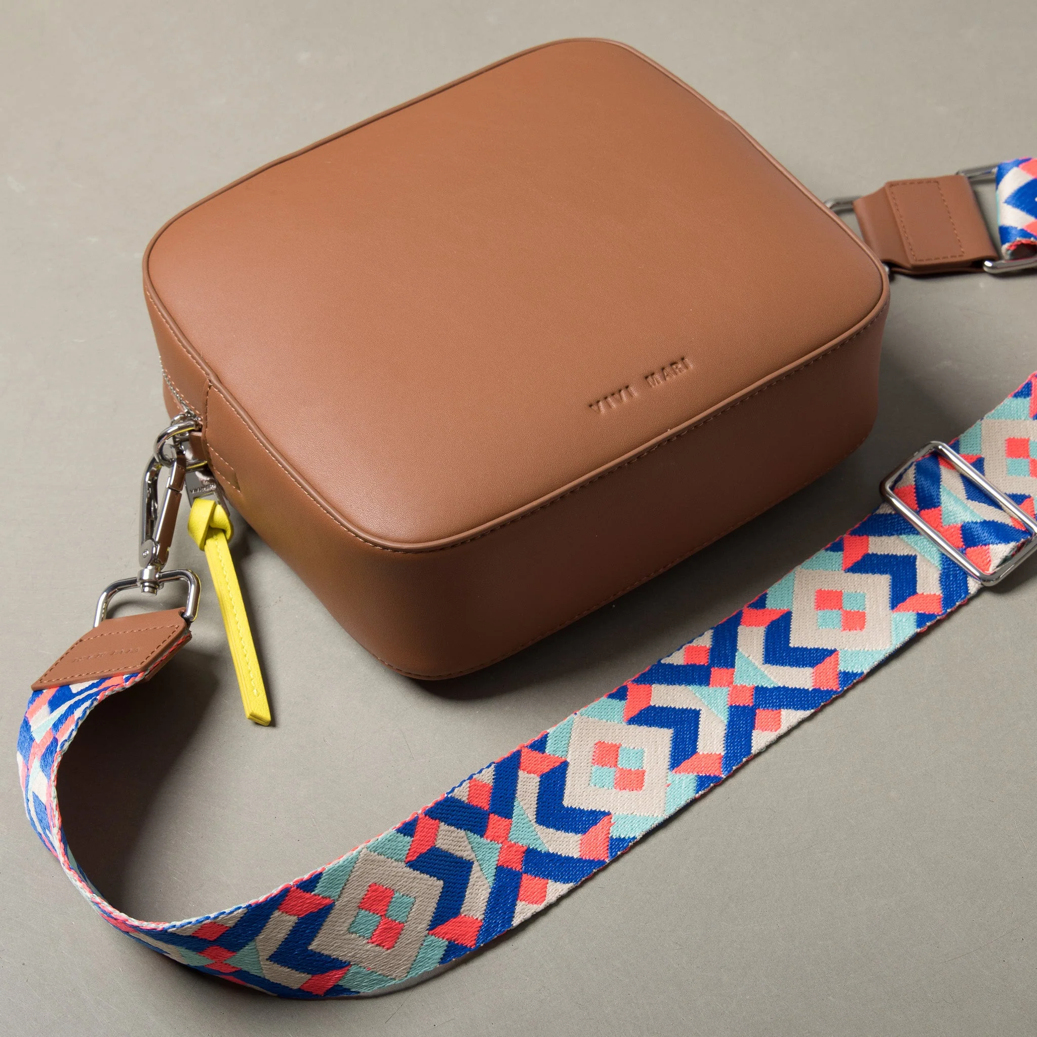strap neo boho blue/pink - tan - Image 9