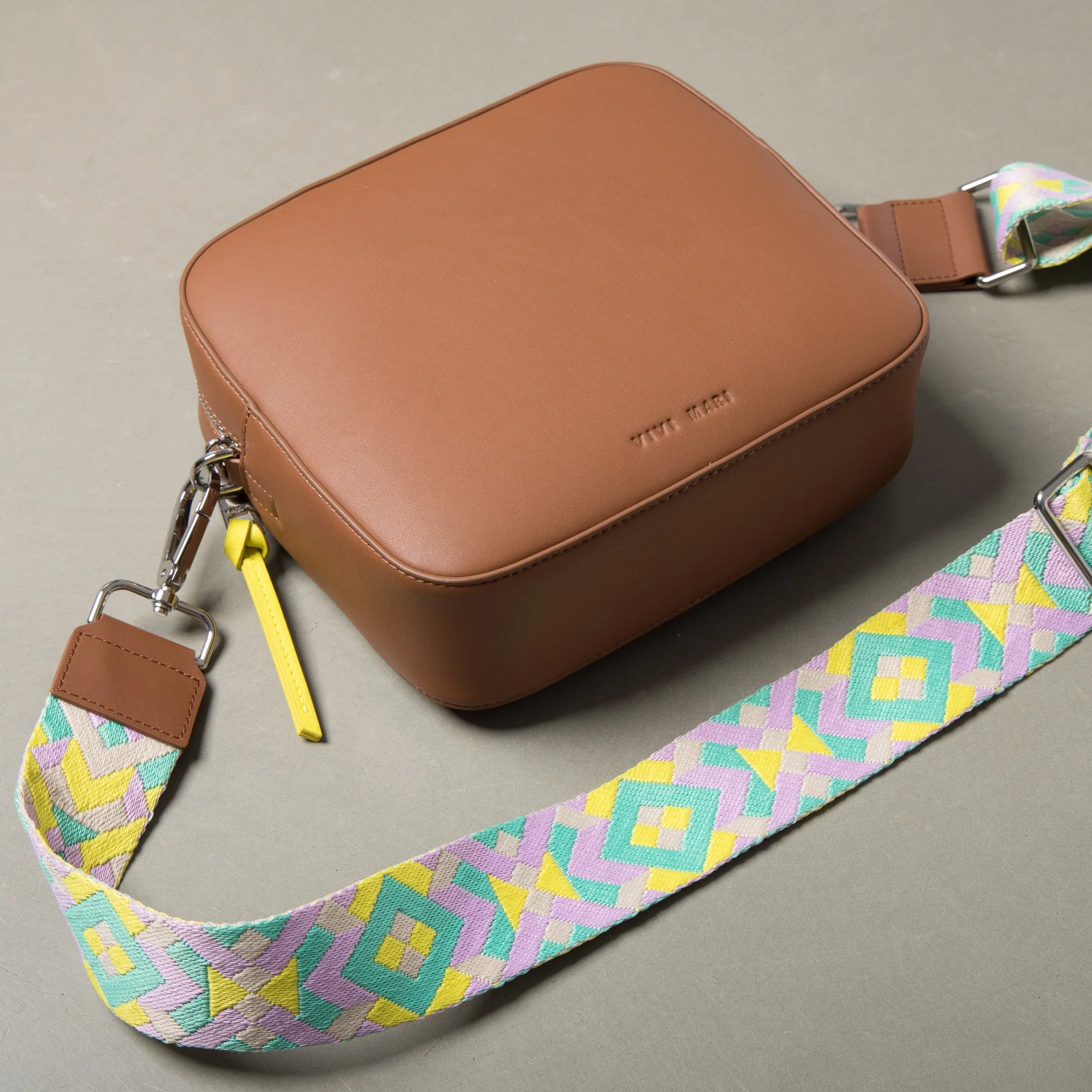 strap neo boho mint/yellow - tan - Image 2