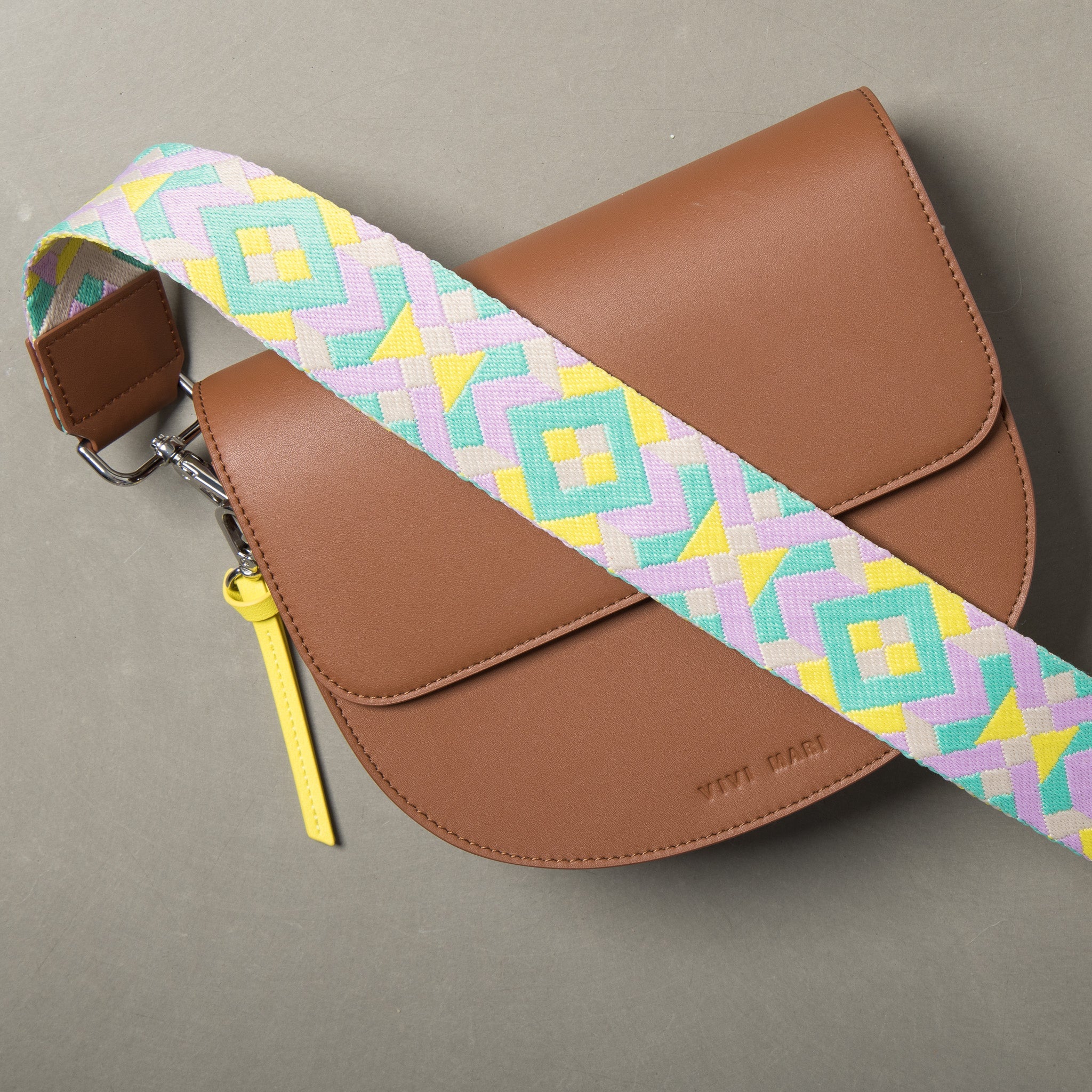 strap neo boho mint/yellow - tan - Image 4