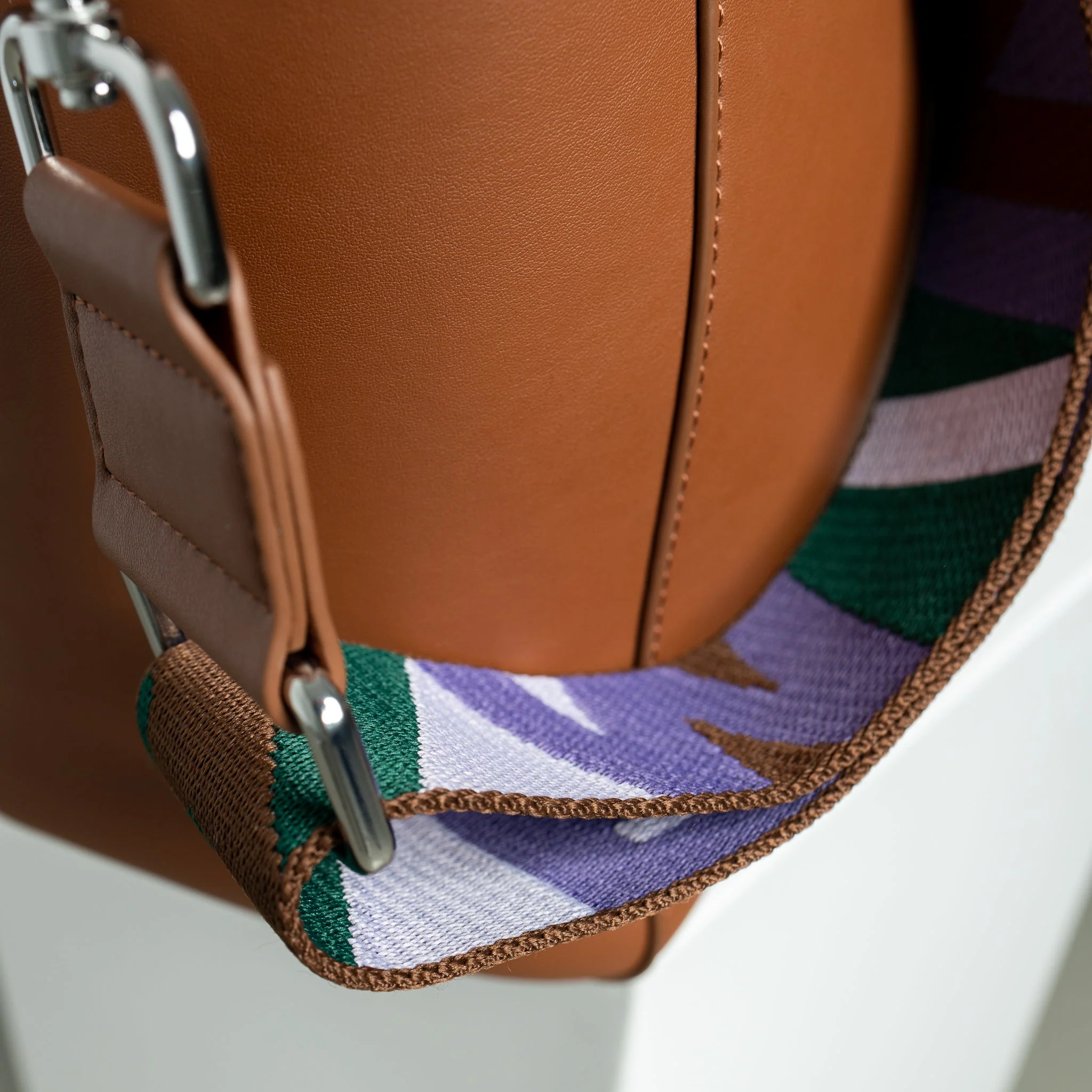 strap snippets green/lavender - tan - Image 19