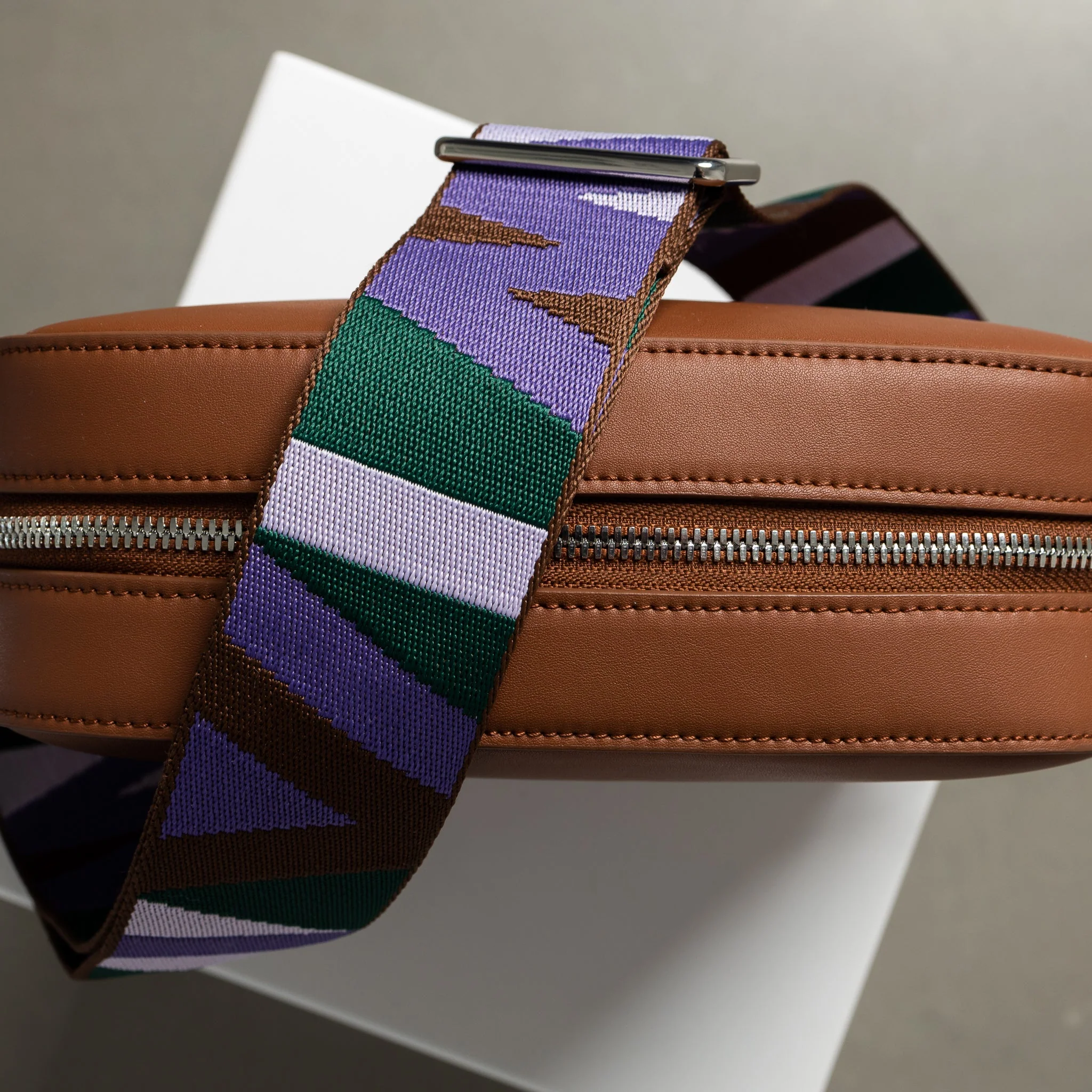 strap snippets green/lavender - tan - Image 21