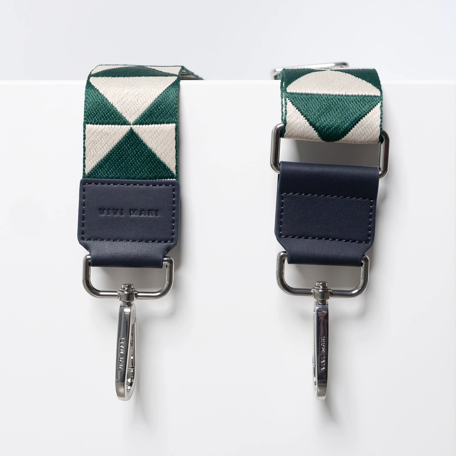 strap triangles green/sand - navy - Image 5