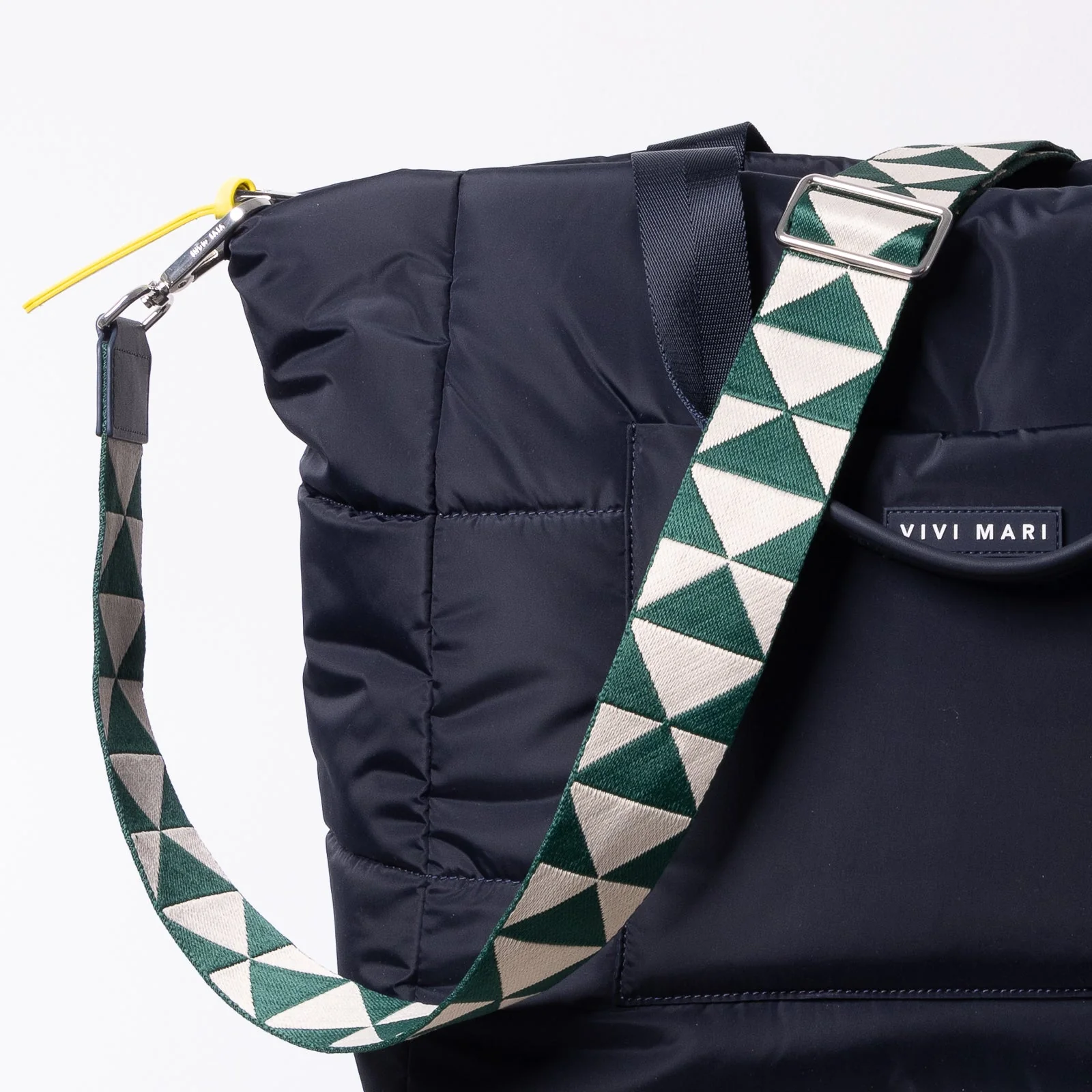 strap triangles green/sand - navy - Image 7