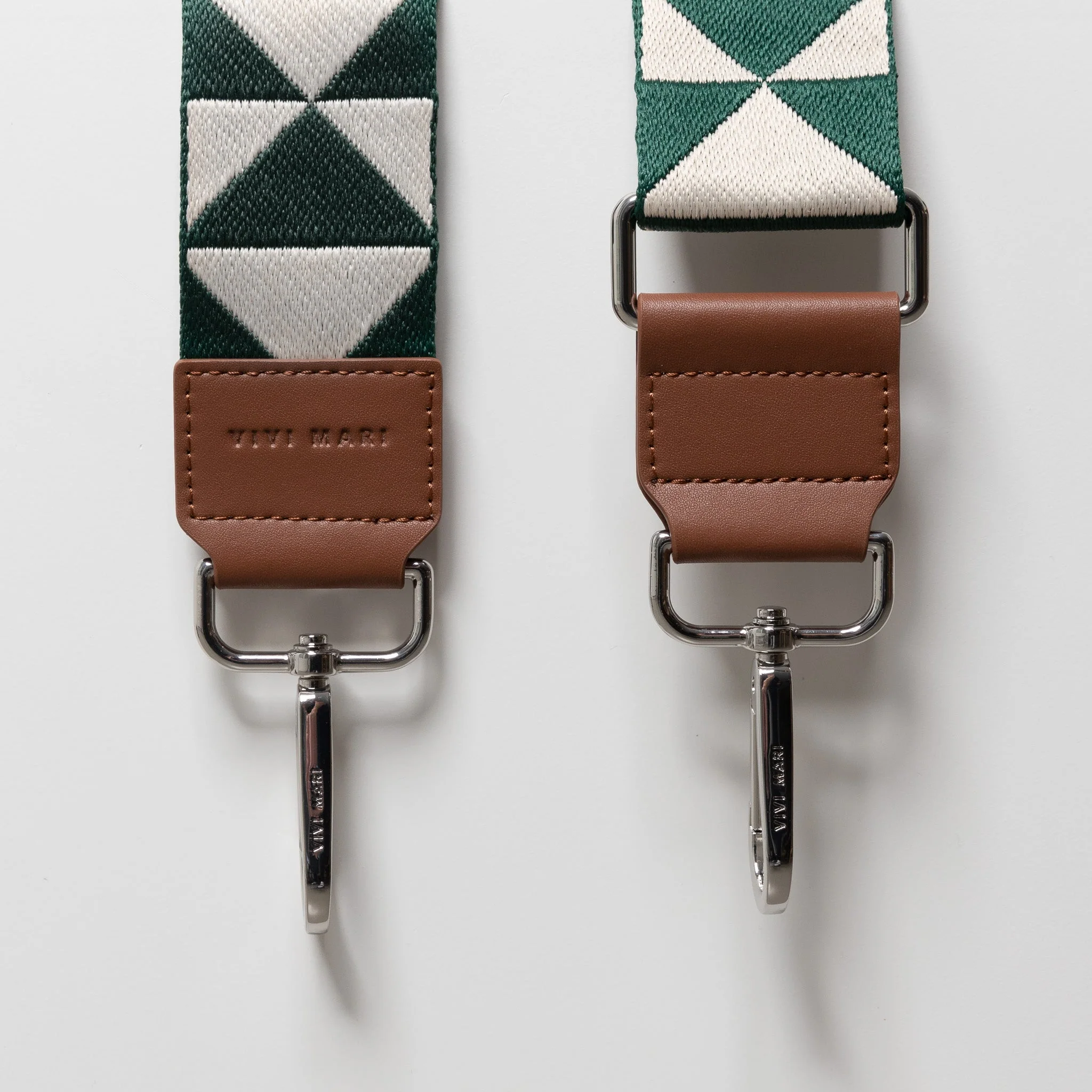 strap triangles green/sand - tan - Image 4