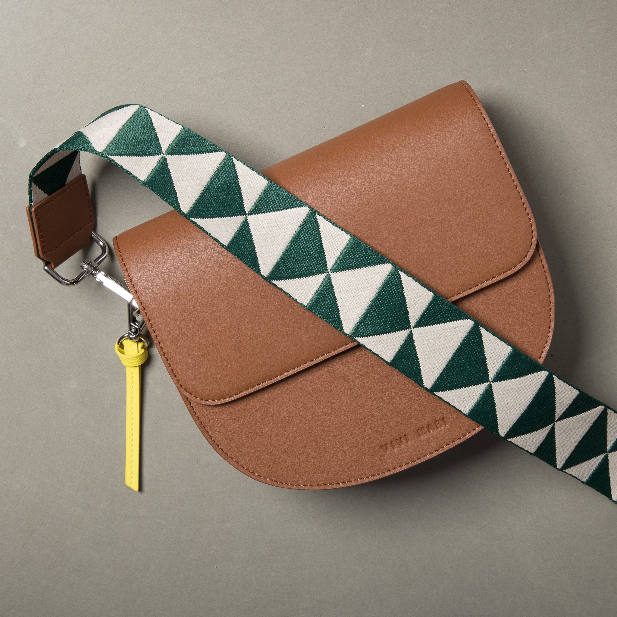 strap triangles green/sand - tan - Image 5