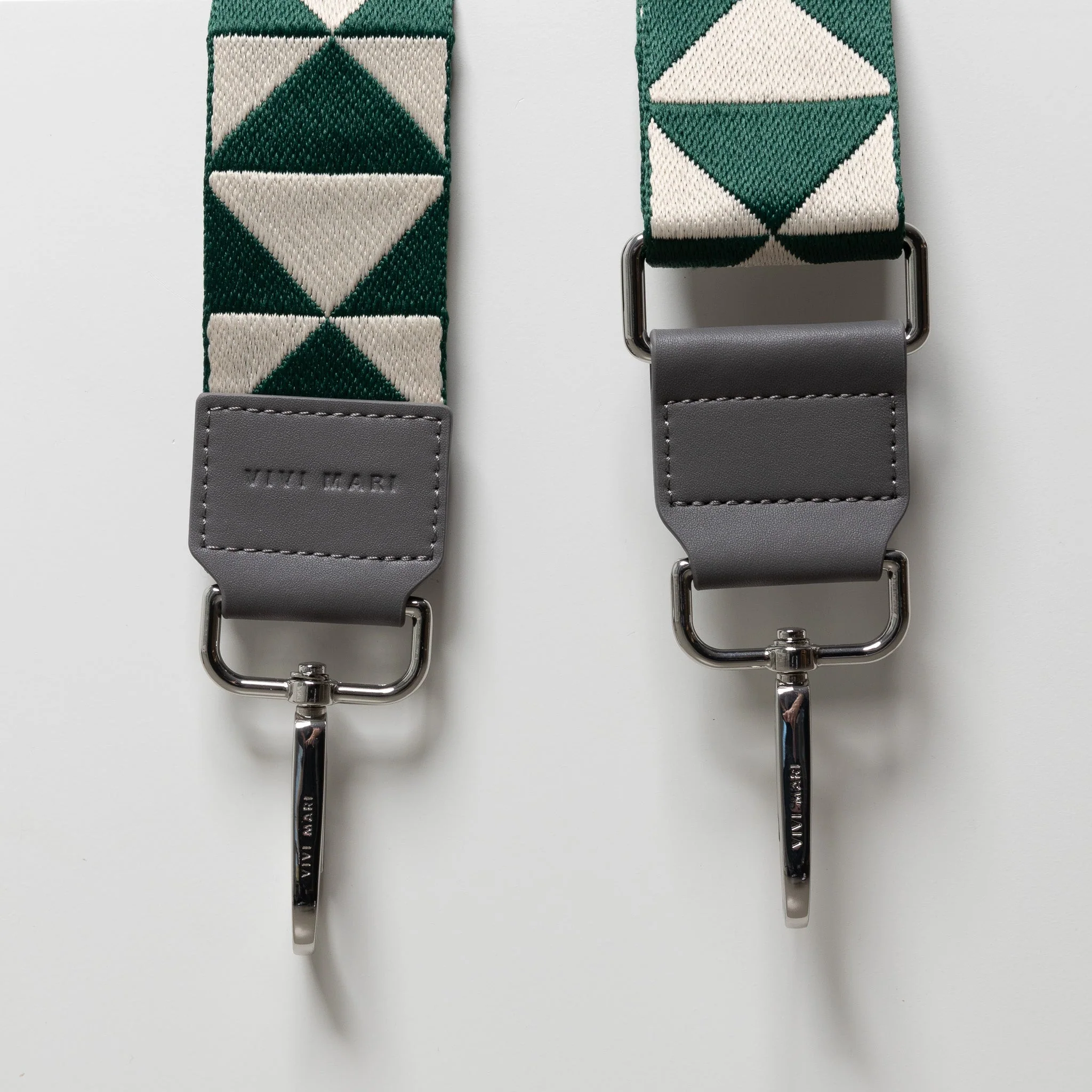 strap triangles green/sand - taupe - Image 6