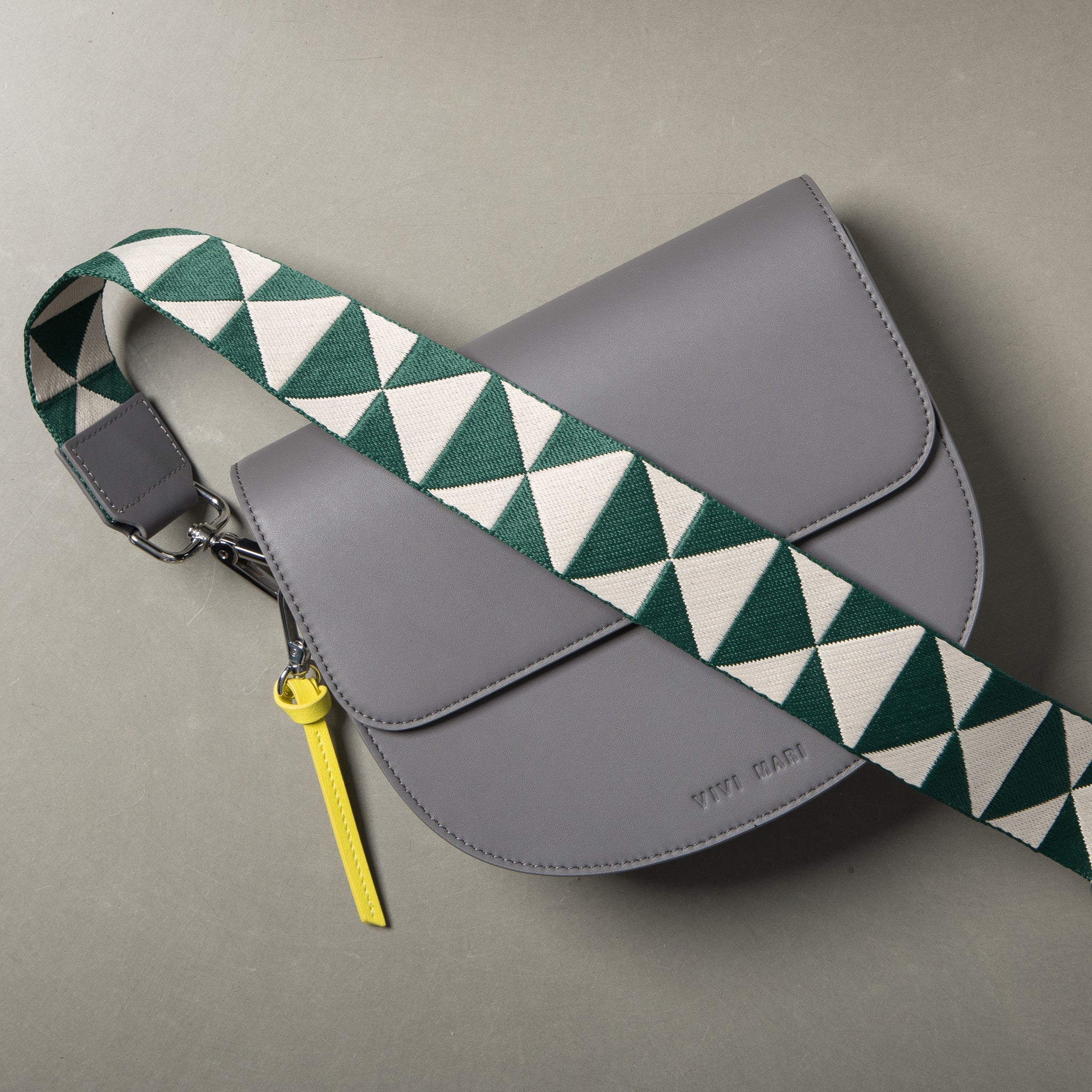 strap triangles green/sand - taupe - Image 8