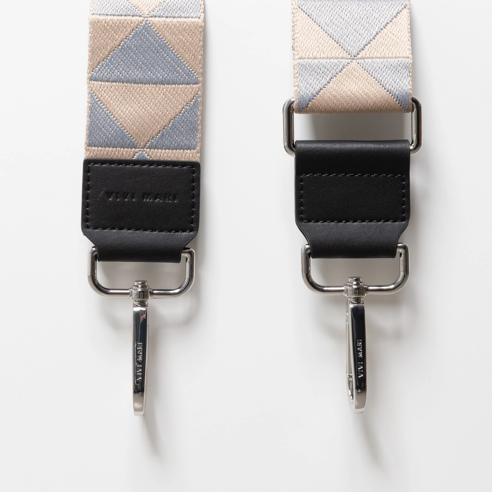 strap triangles grey/beige - black - Image 5