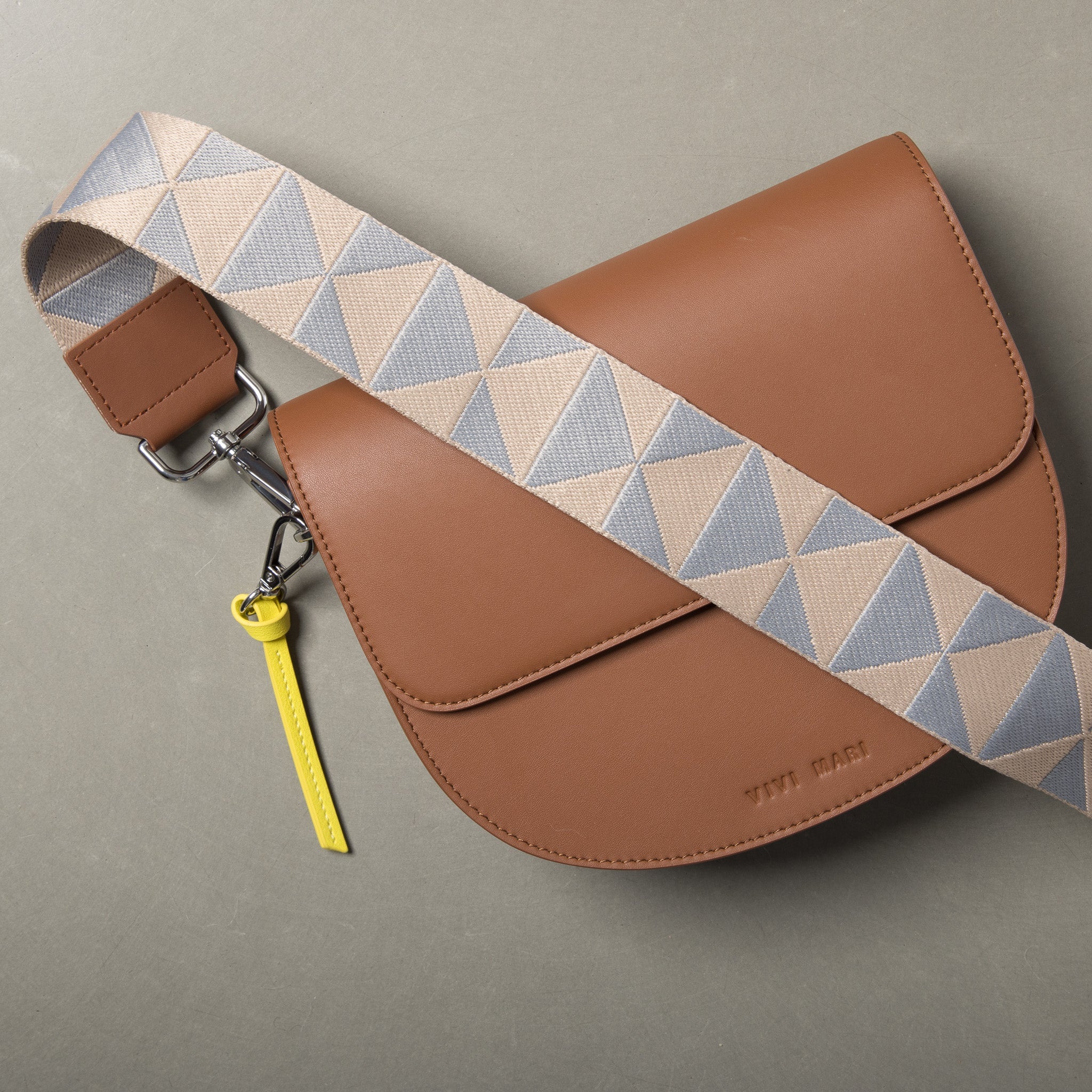 strap triangles grey/beige - tan - Image 8