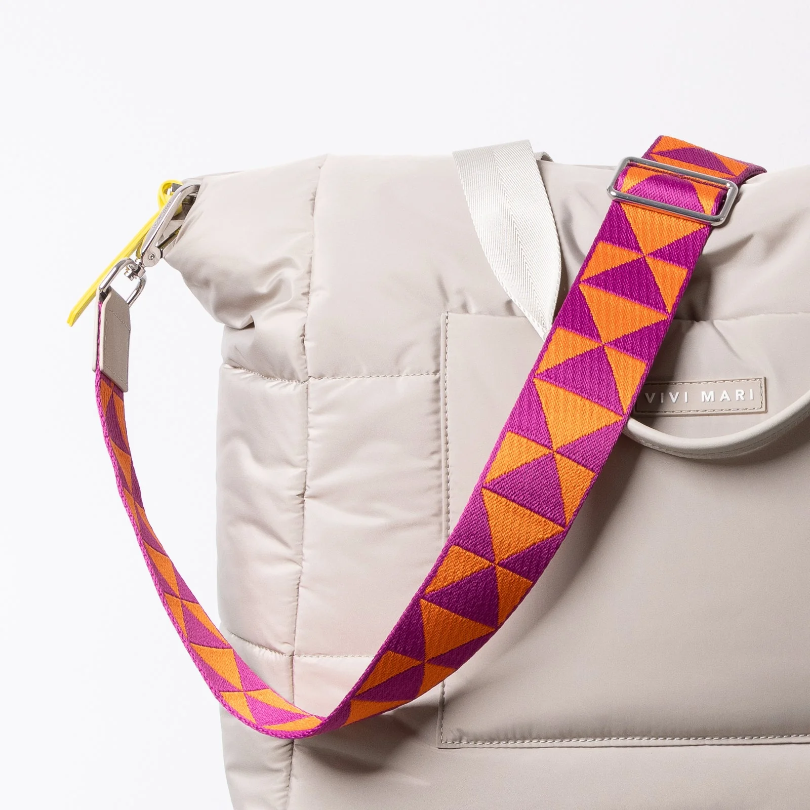 strap triangles magenta/orange - stone - Image 5