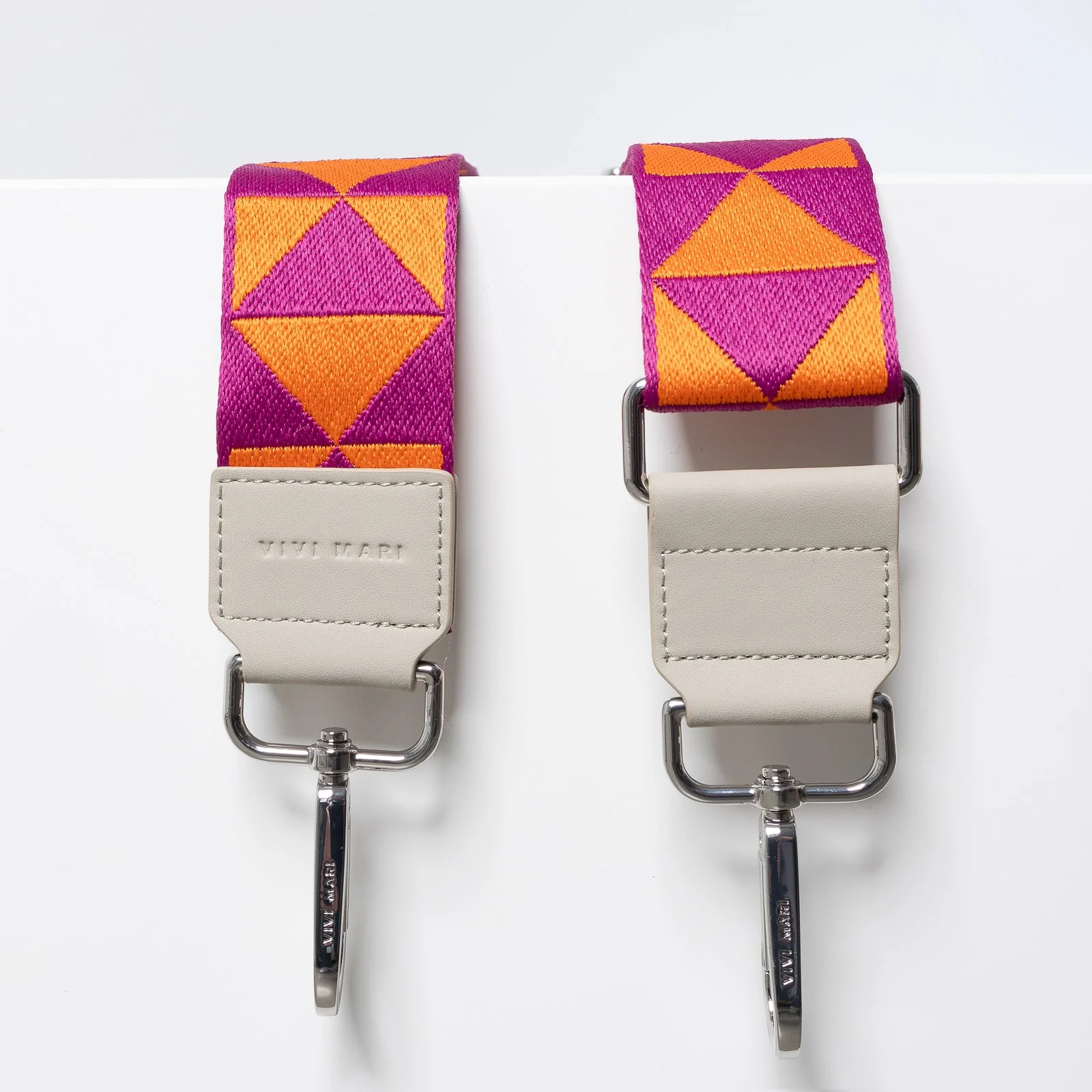 strap triangles magenta/orange - stone - Image 7