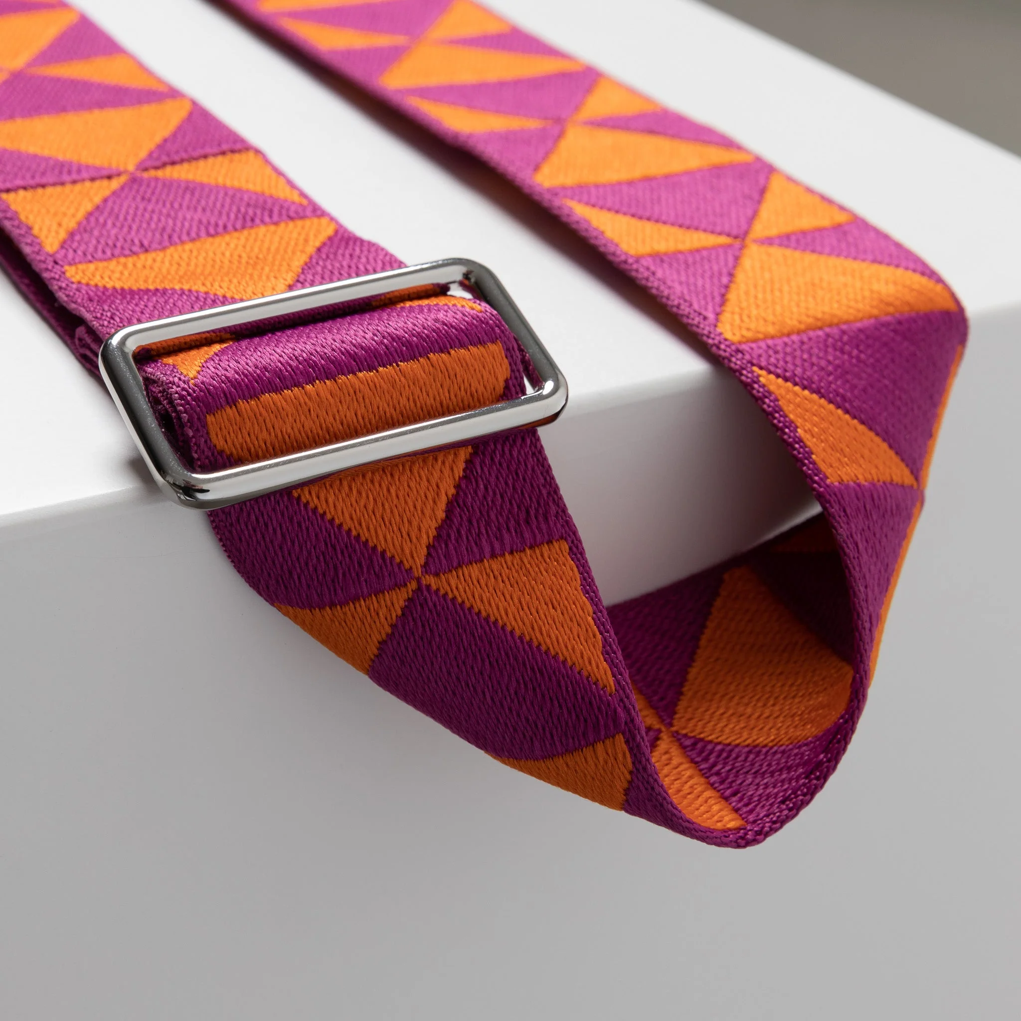 strap triangles magenta/orange - tan - Image 9