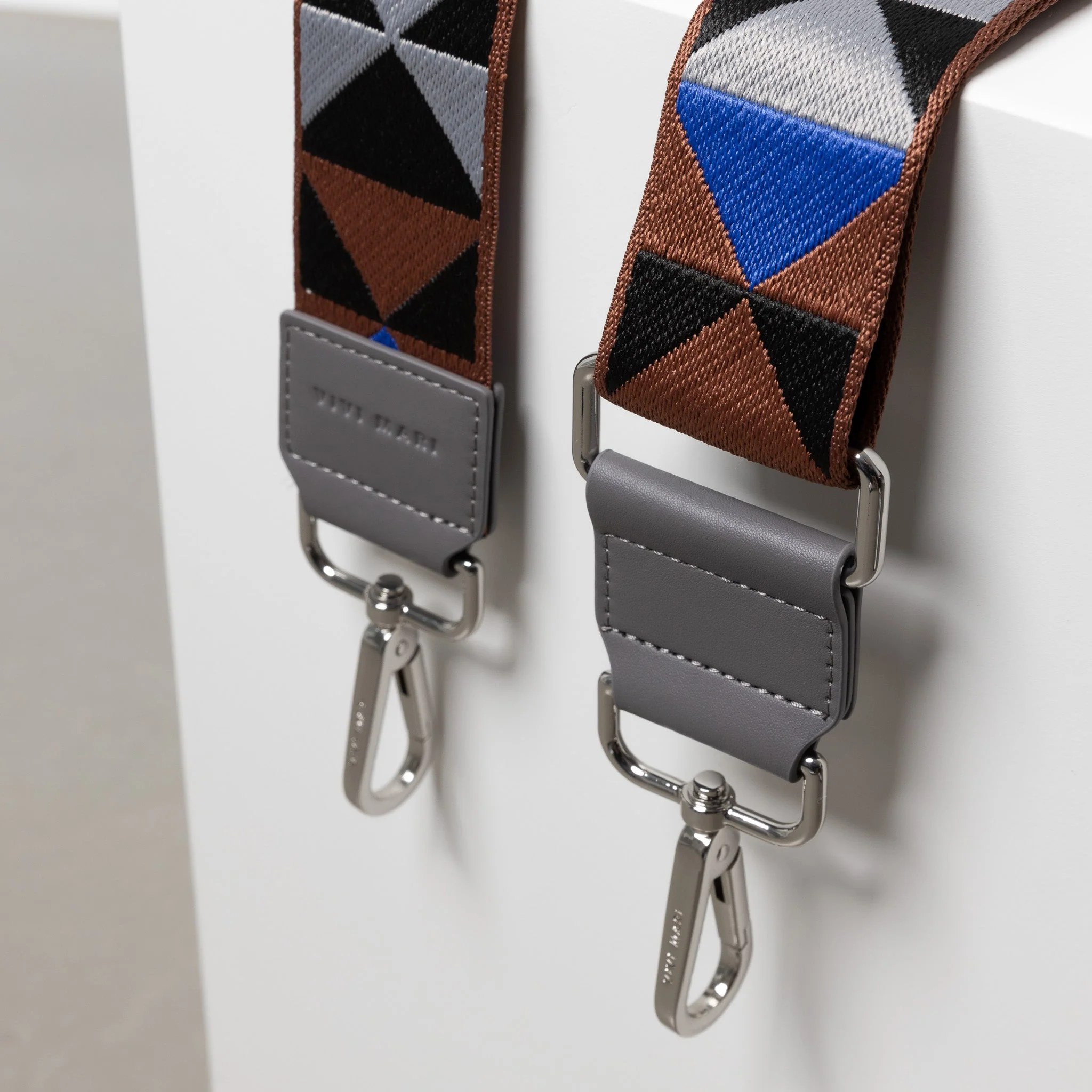 strap triangles multi tan/blue - taupe - Image 10
