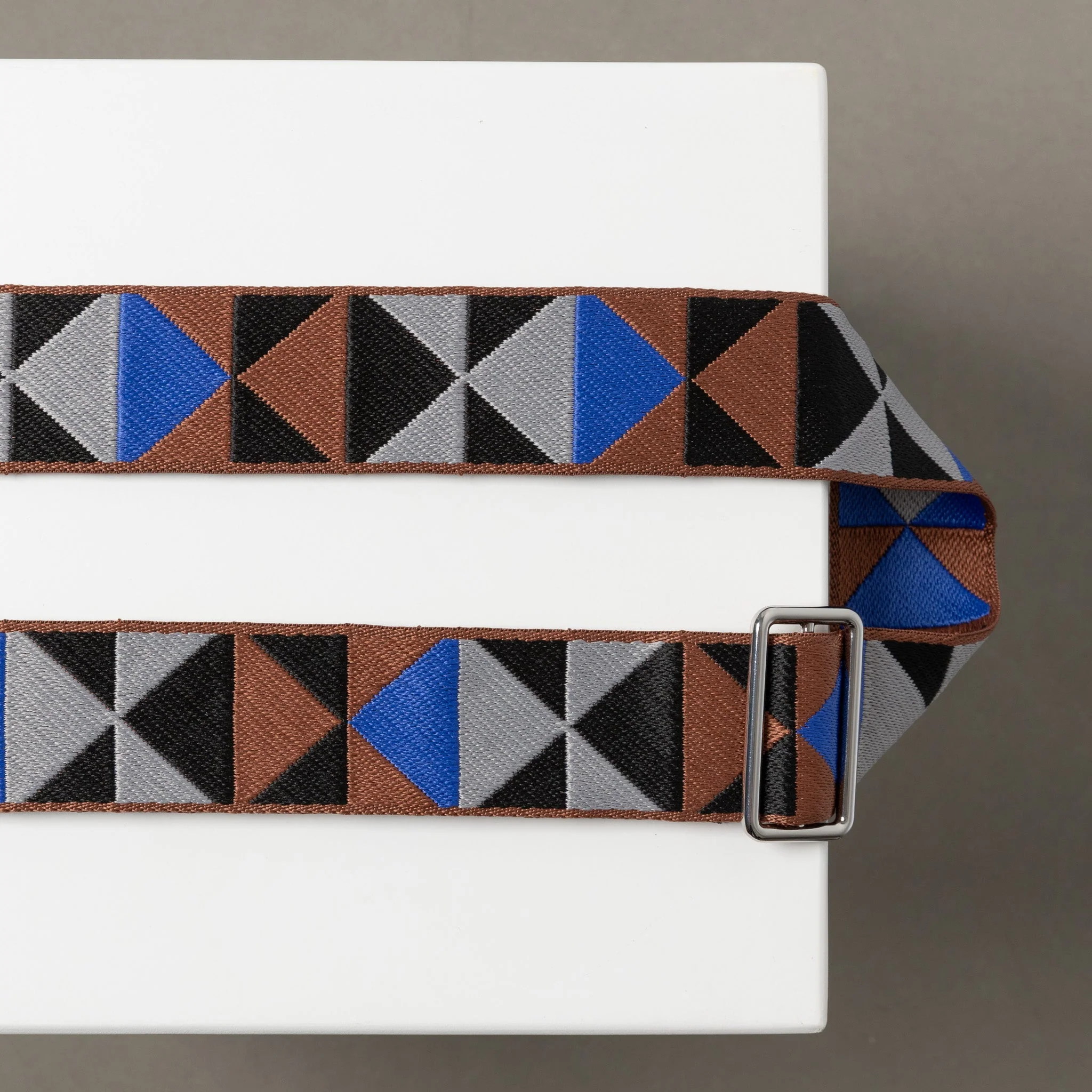 strap triangles multi tan/blue - taupe - Image 7