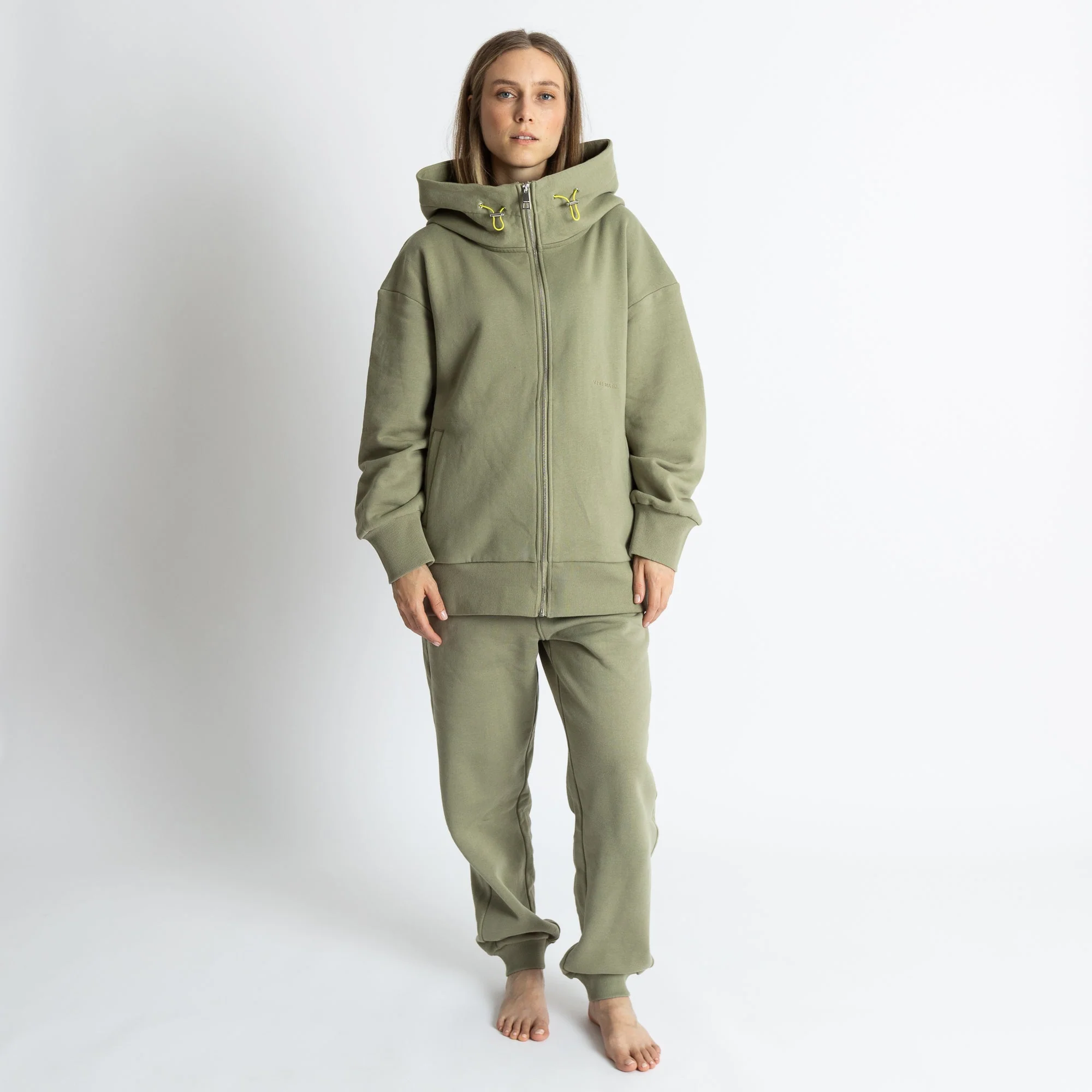 Sweat Pants - solid pale olive - Image 4