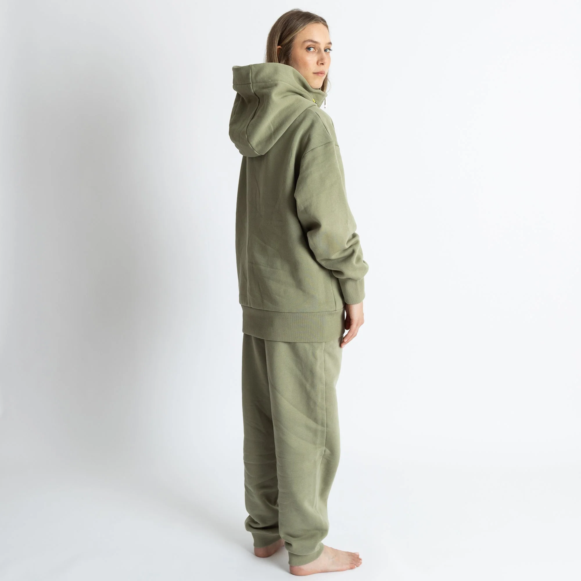 Sweat Pants - solid pale olive - Image 6