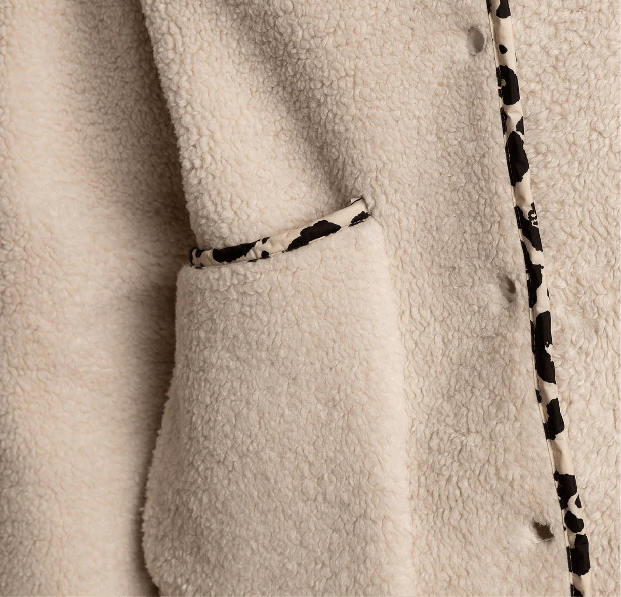 Teddy Fleece Jacket - sand - Image 12