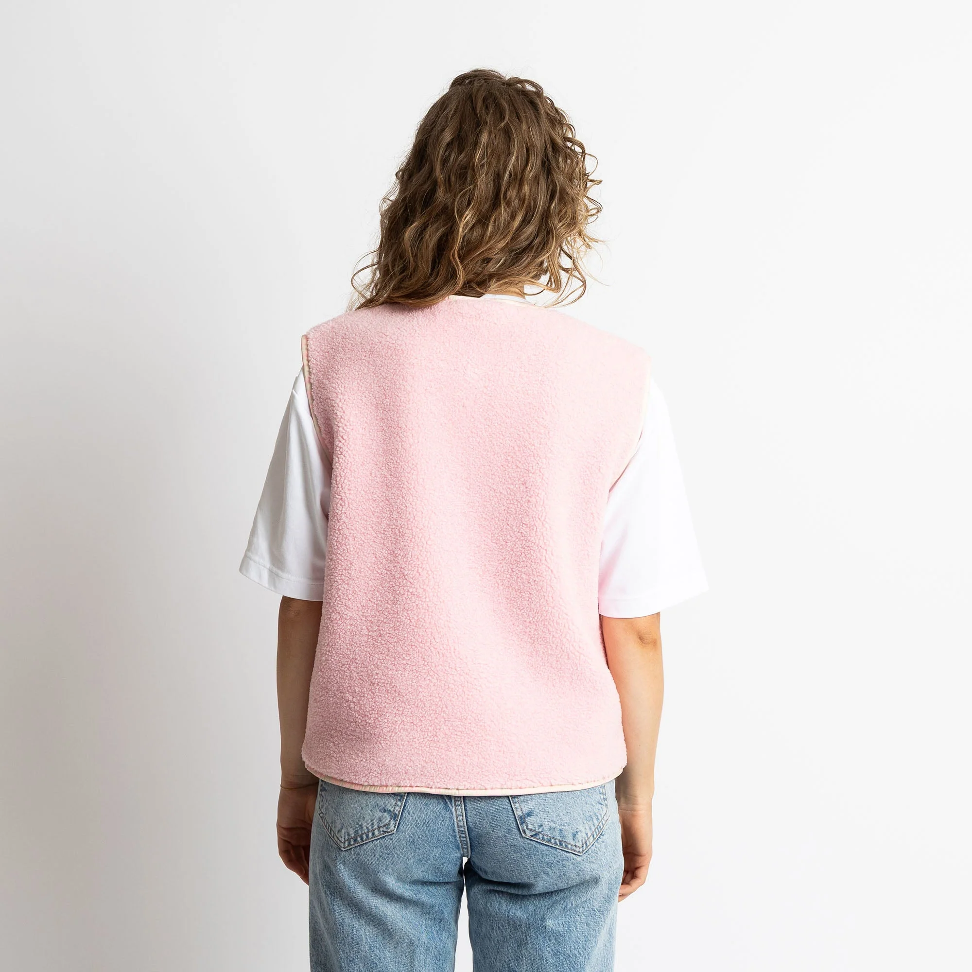Teddy Fleece Vest - candy pale pink - Image 8