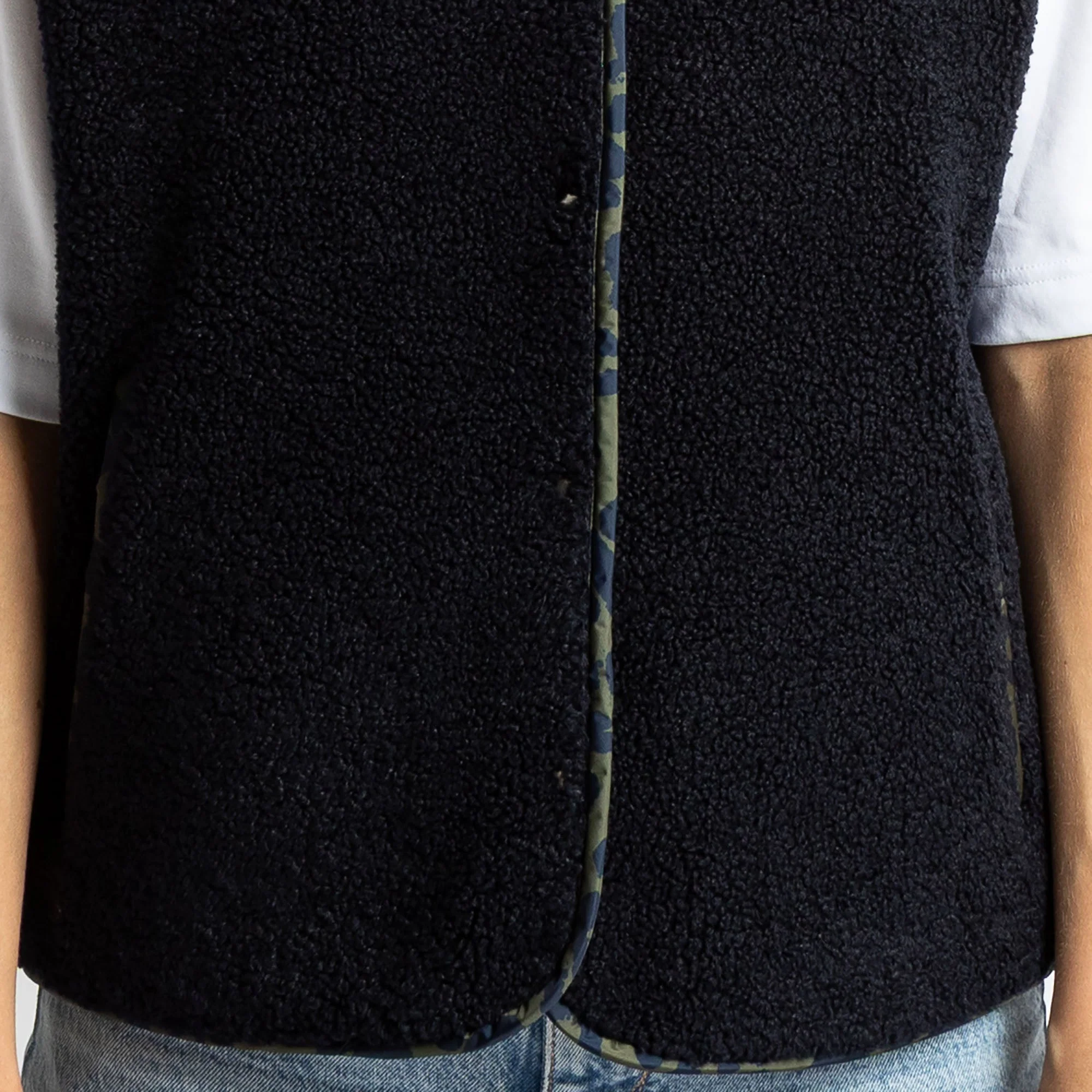 Teddy Fleece Vest - navy - Image 4