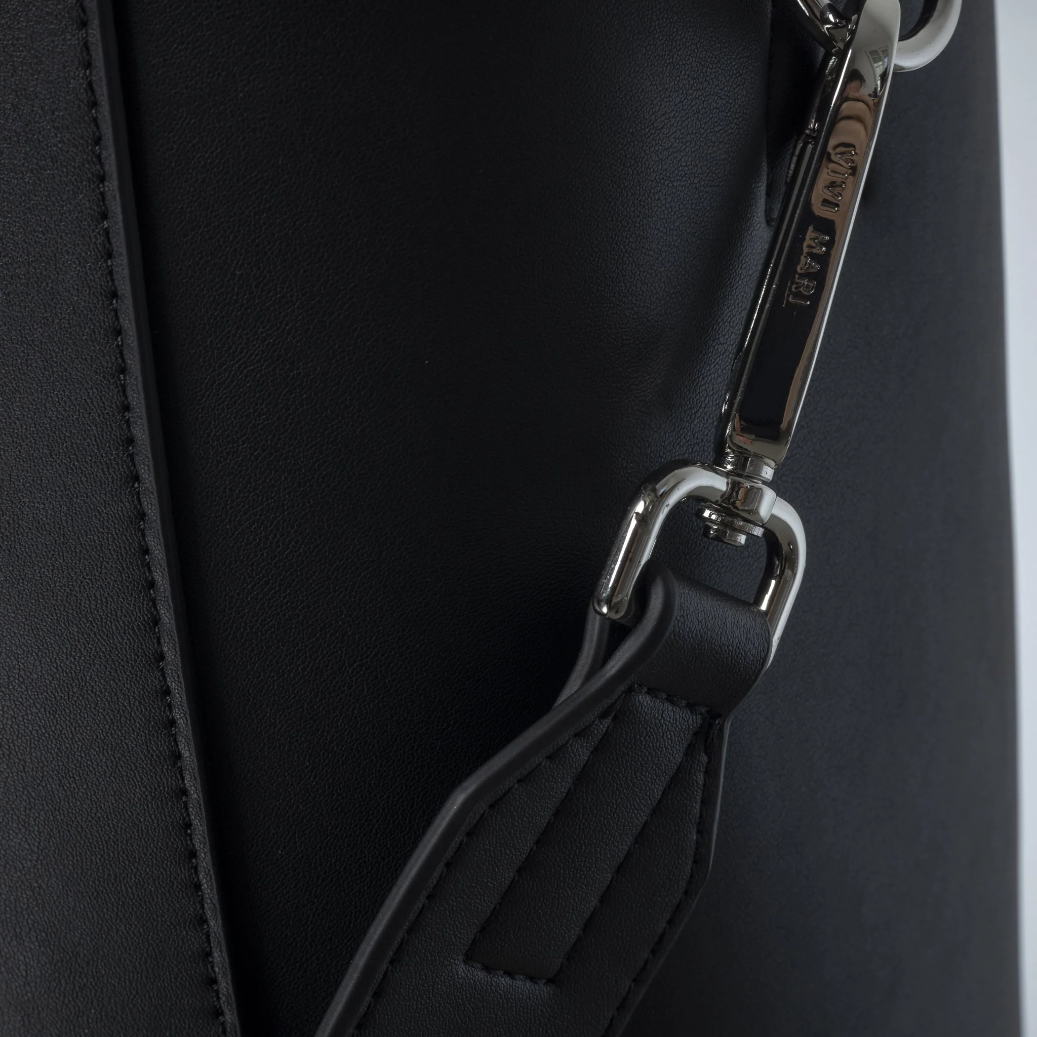 tote bag + strap basic classic - black - Image 11