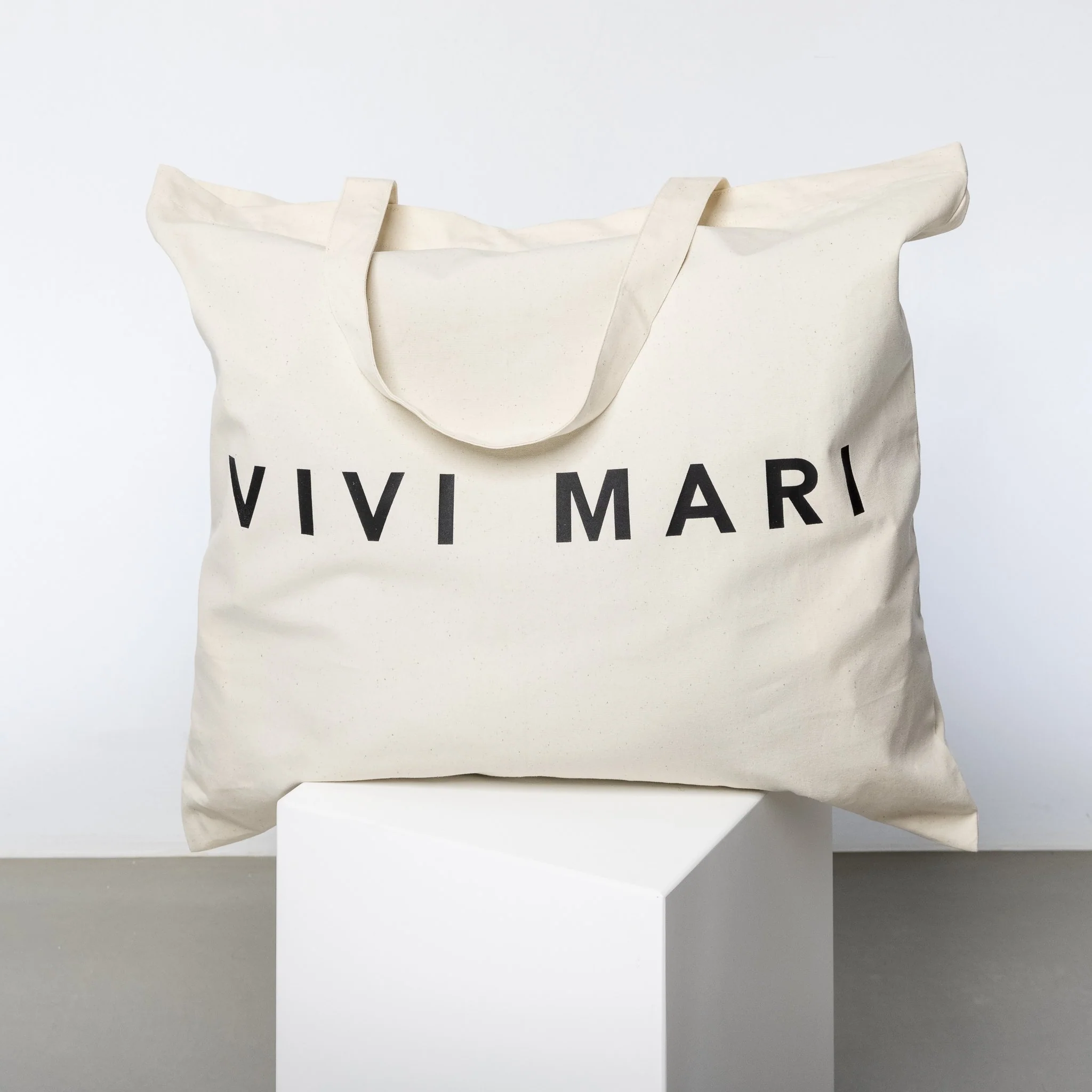 tote bag + strap basic classic - taupe - Image 12
