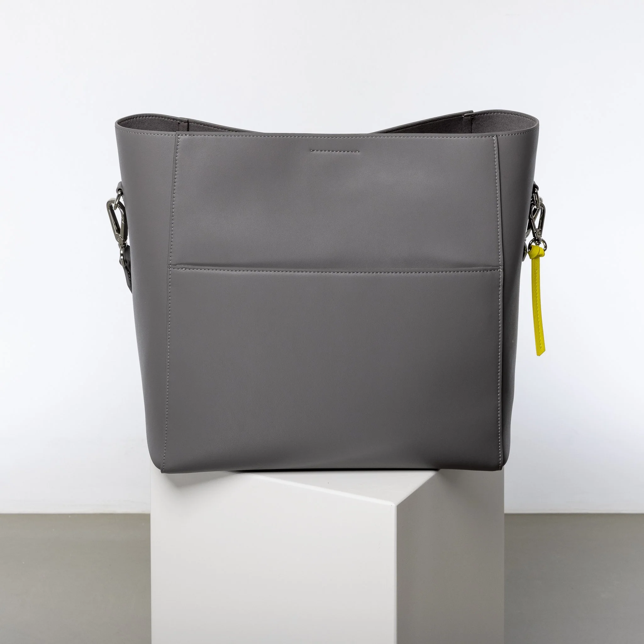 tote bag + strap basic classic - taupe - Image 3