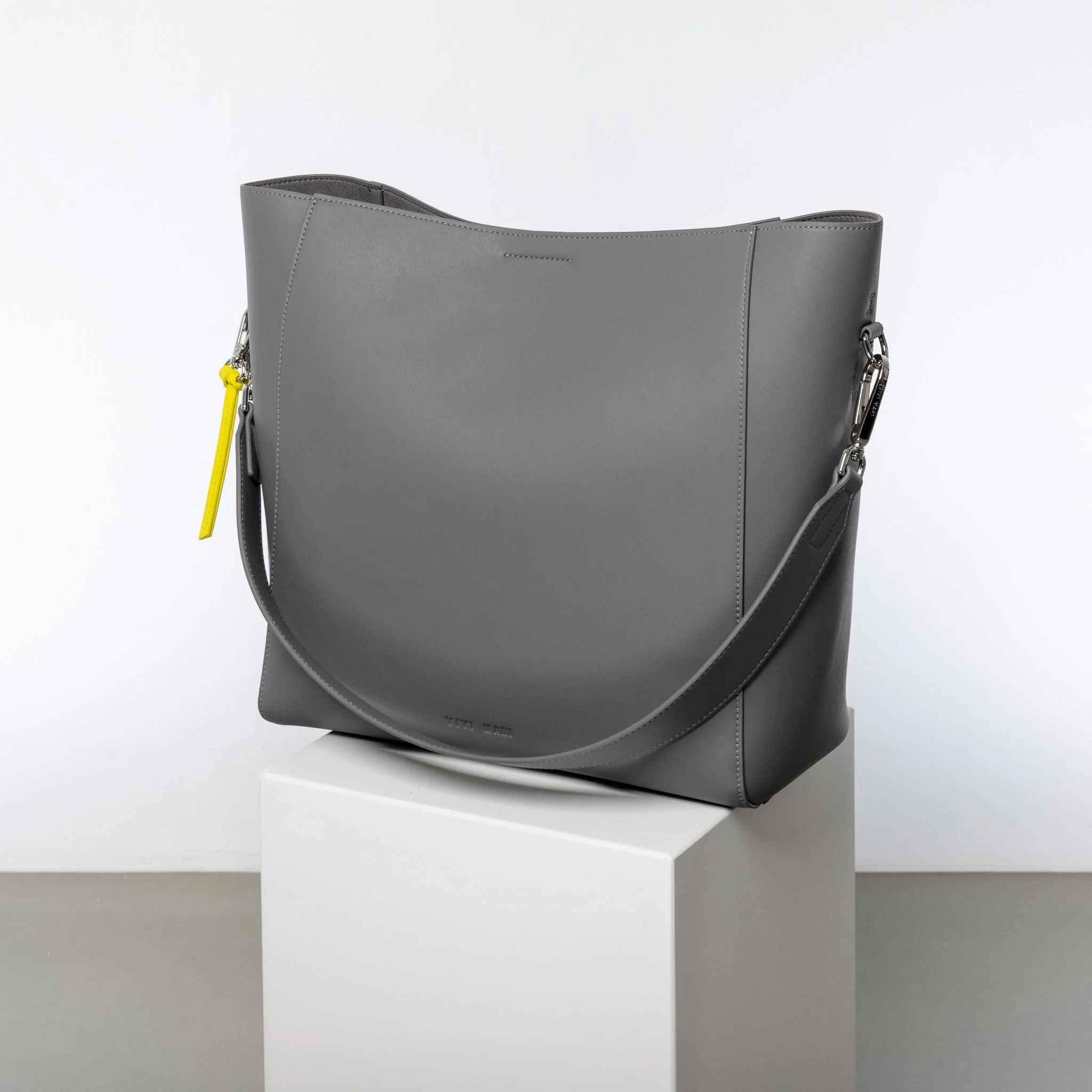 tote bag + strap basic classic - taupe - Image 31