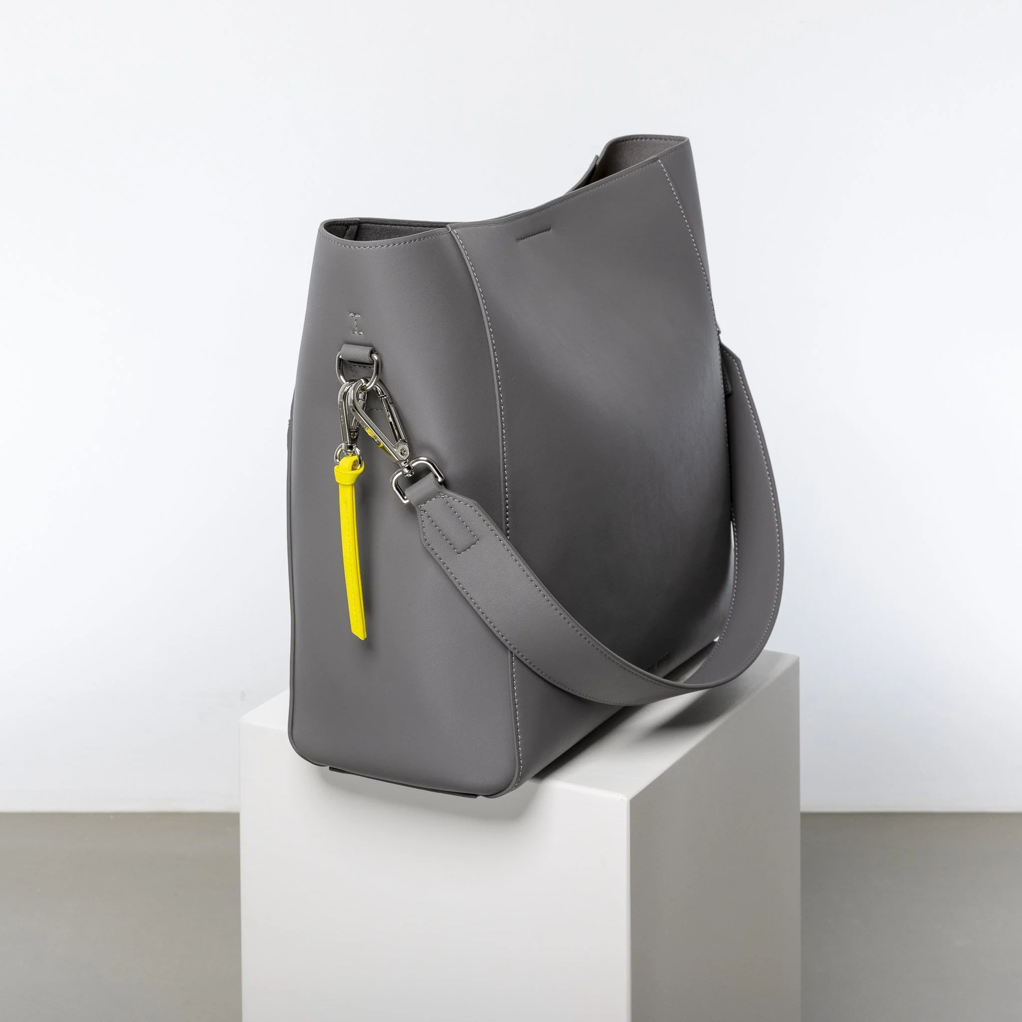 tote bag + strap basic classic - taupe - Image 9