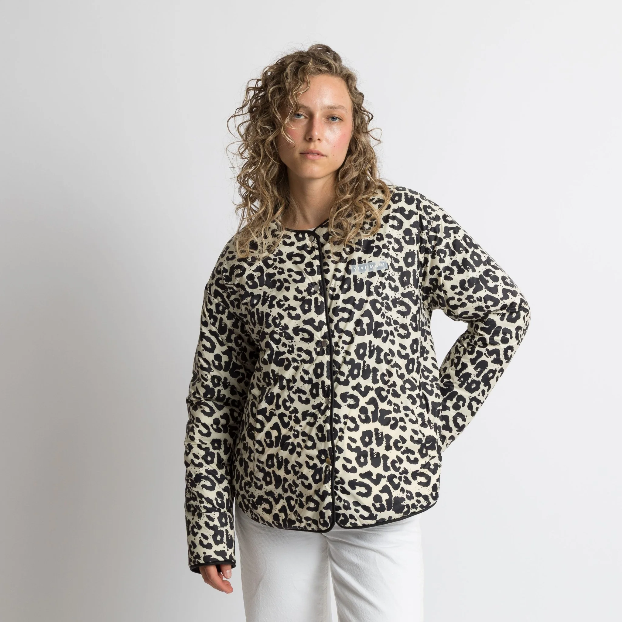 Ultra Light Puffer Jacket black/leo black-sand - Image 12