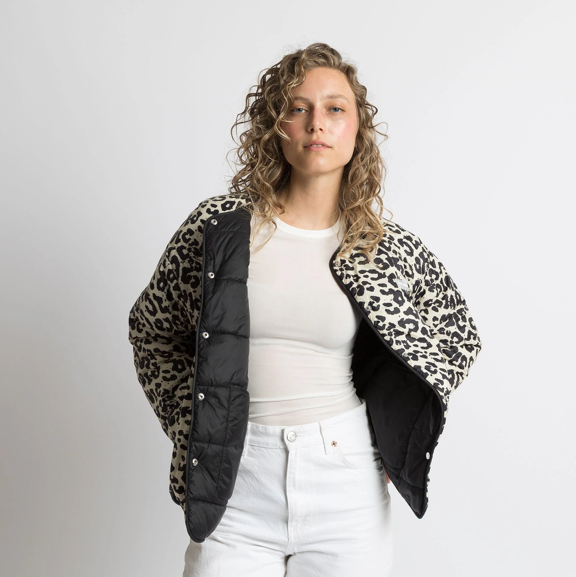 Ultra Light Puffer Jacket black/leo black-sand - Image 14
