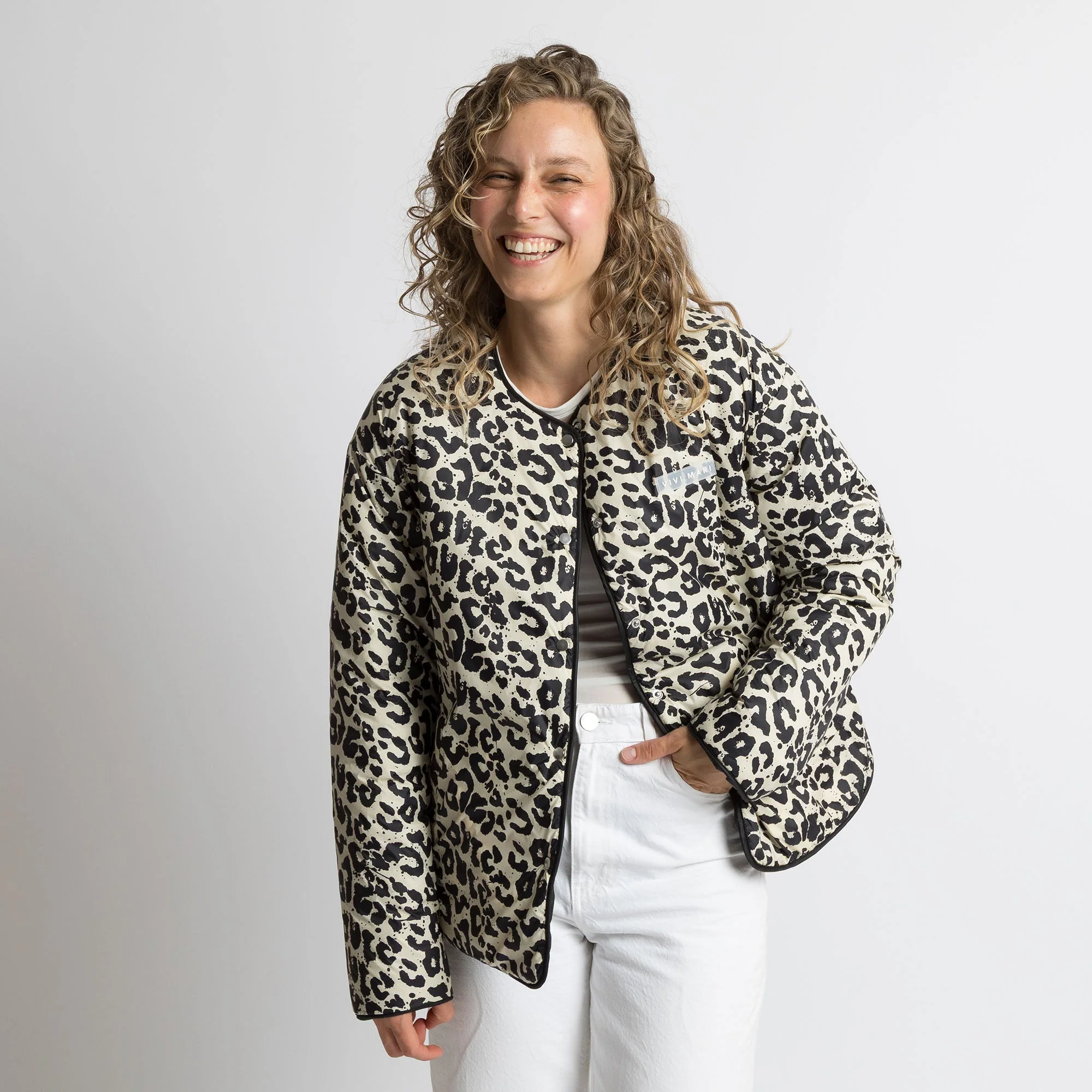Ultra Light Puffer Jacket black/leo black-sand - Image 18
