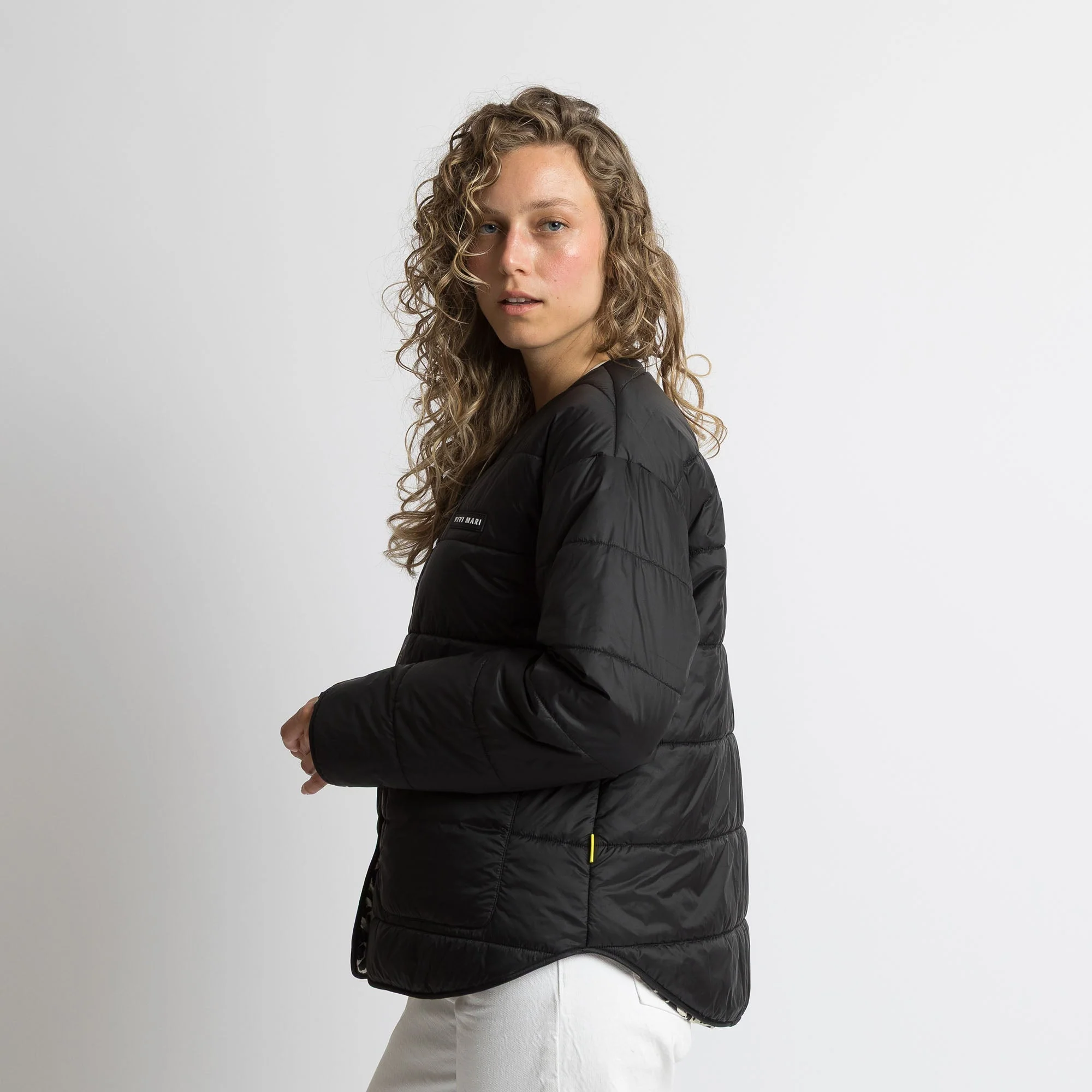 Ultra Light Puffer Jacket black/leo black-sand - Image 3