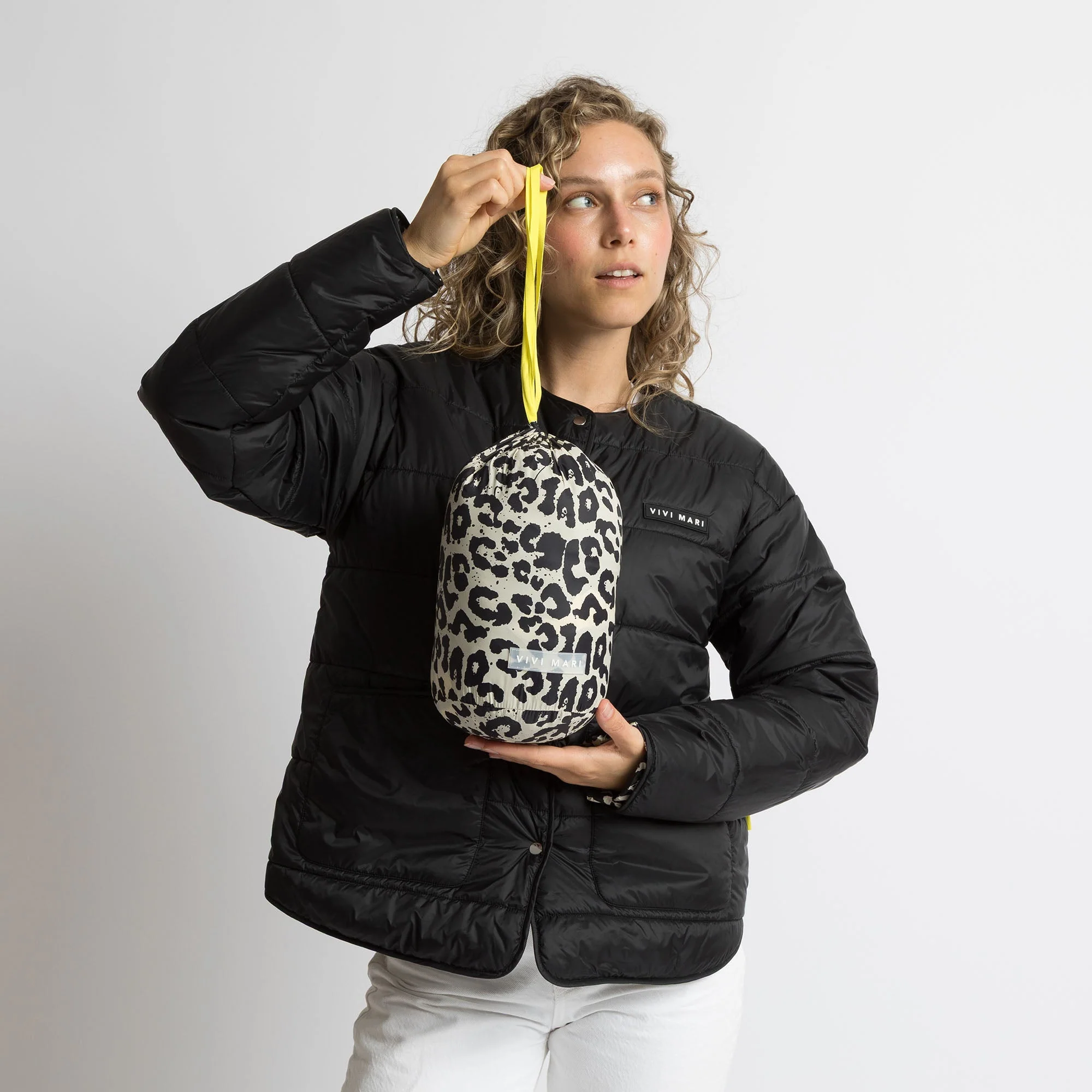 Ultra Light Puffer Jacket black/leo black-sand - Image 5