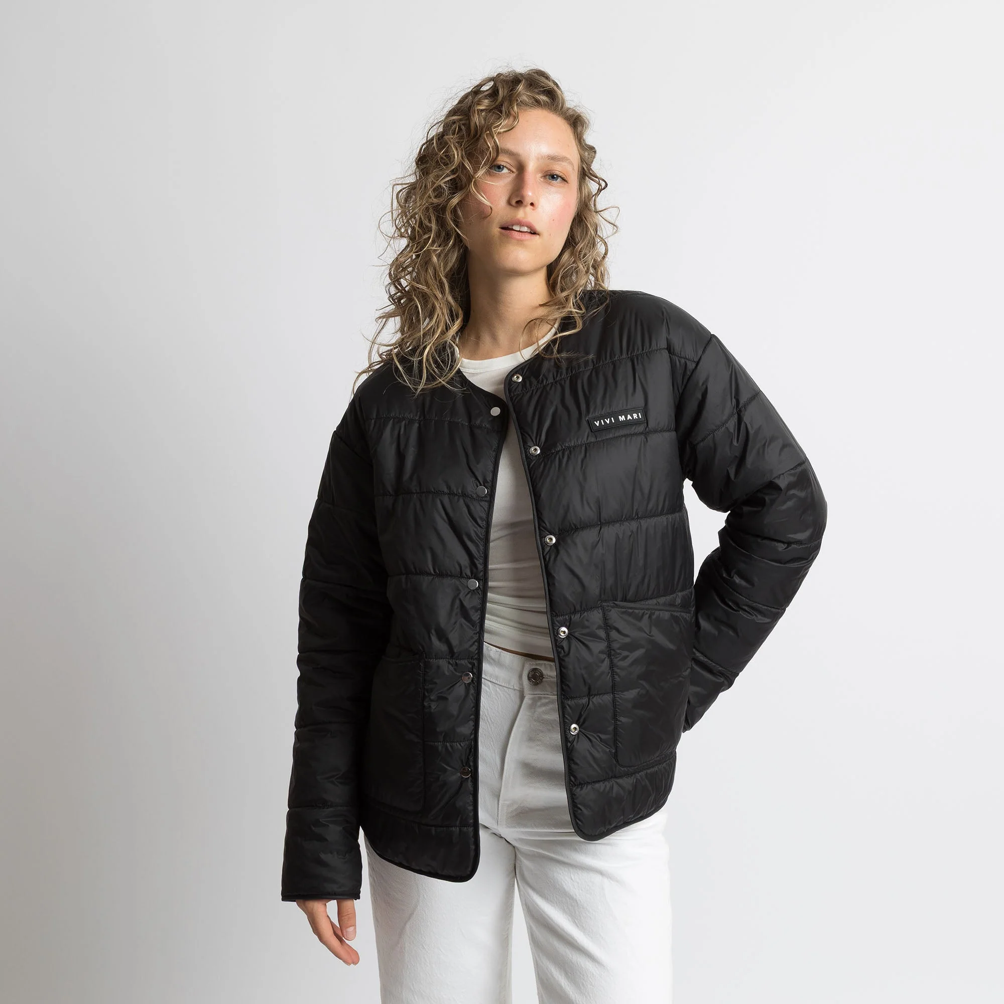 Ultra Light Puffer Jacket black/leo black-sand - Image 7
