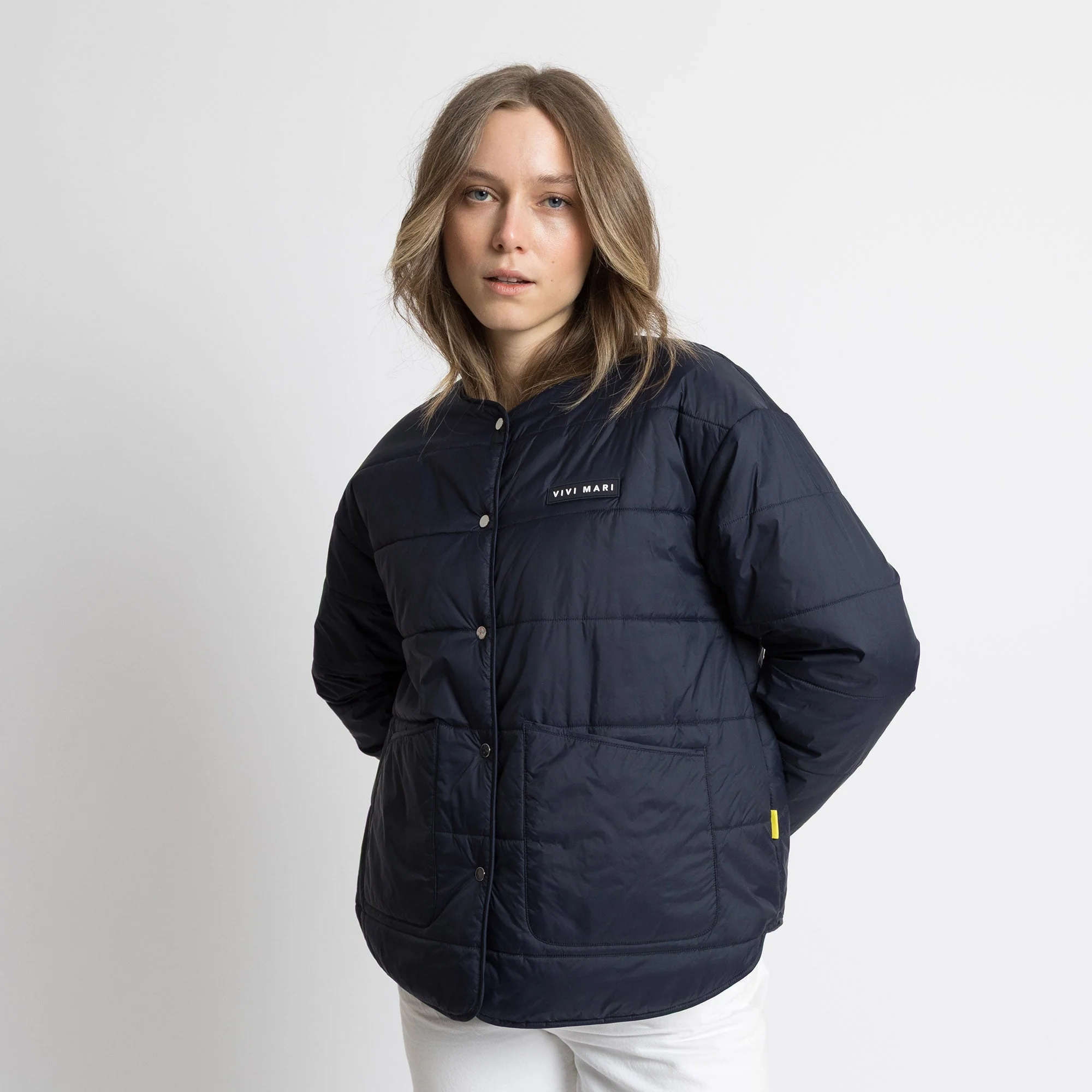 Ultra Light Puffer Jacket navy/leo navy-olive - Image 11