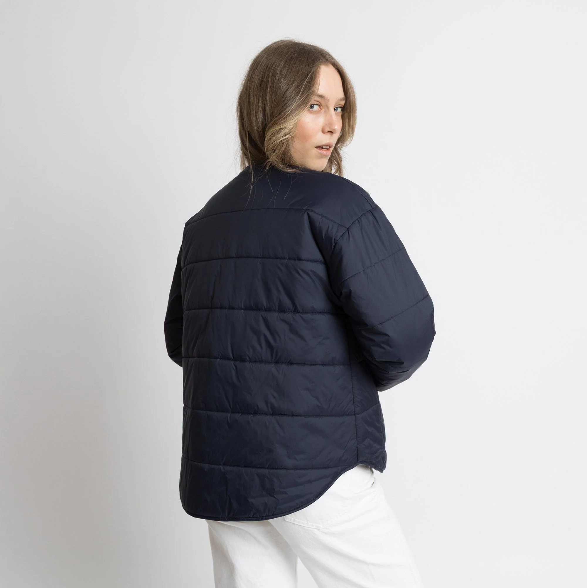 Ultra Light Puffer Jacket navy/leo navy-olive - Image 9
