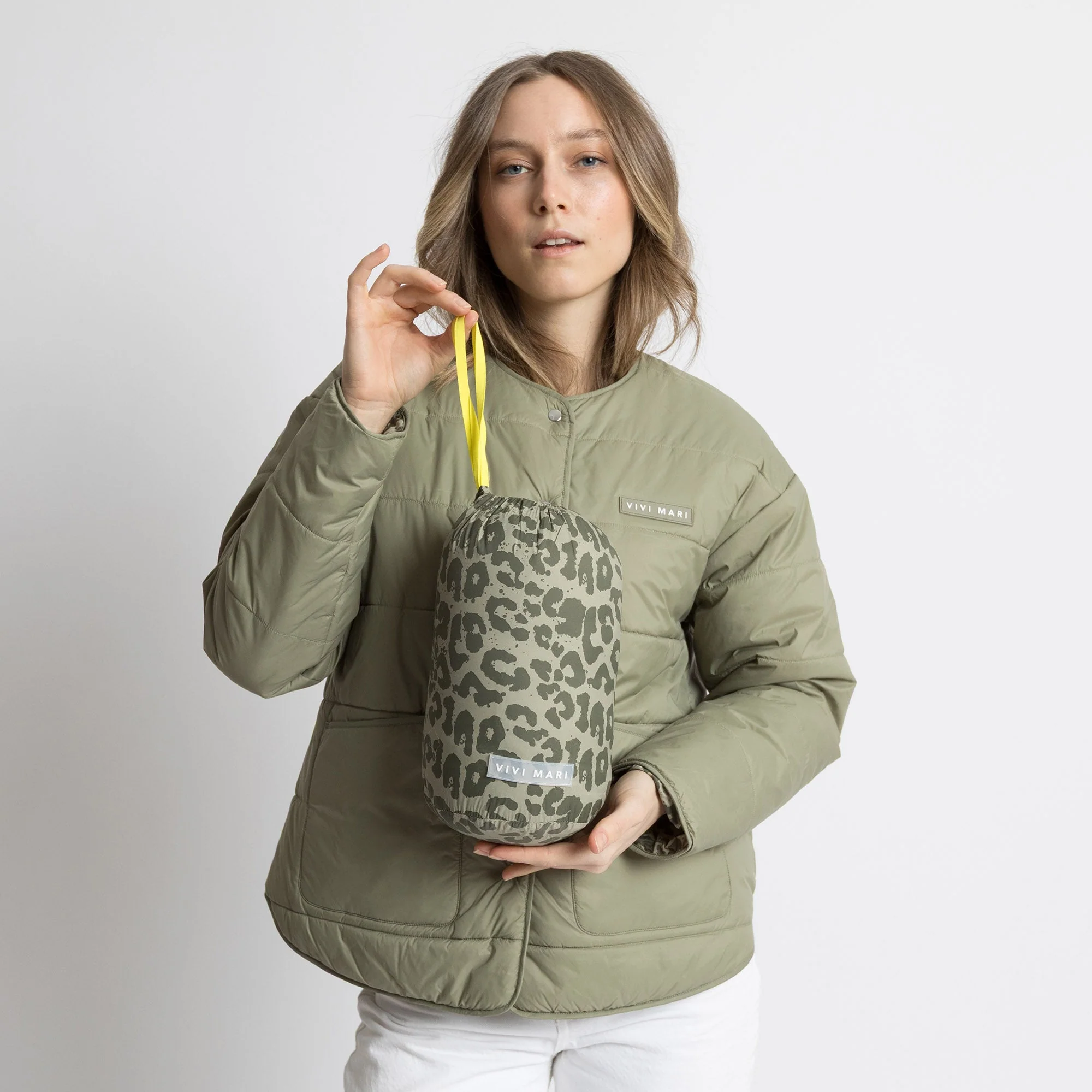 Ultra Light Puffer Jacket pale olive/leo olive-pale olive - Image 5