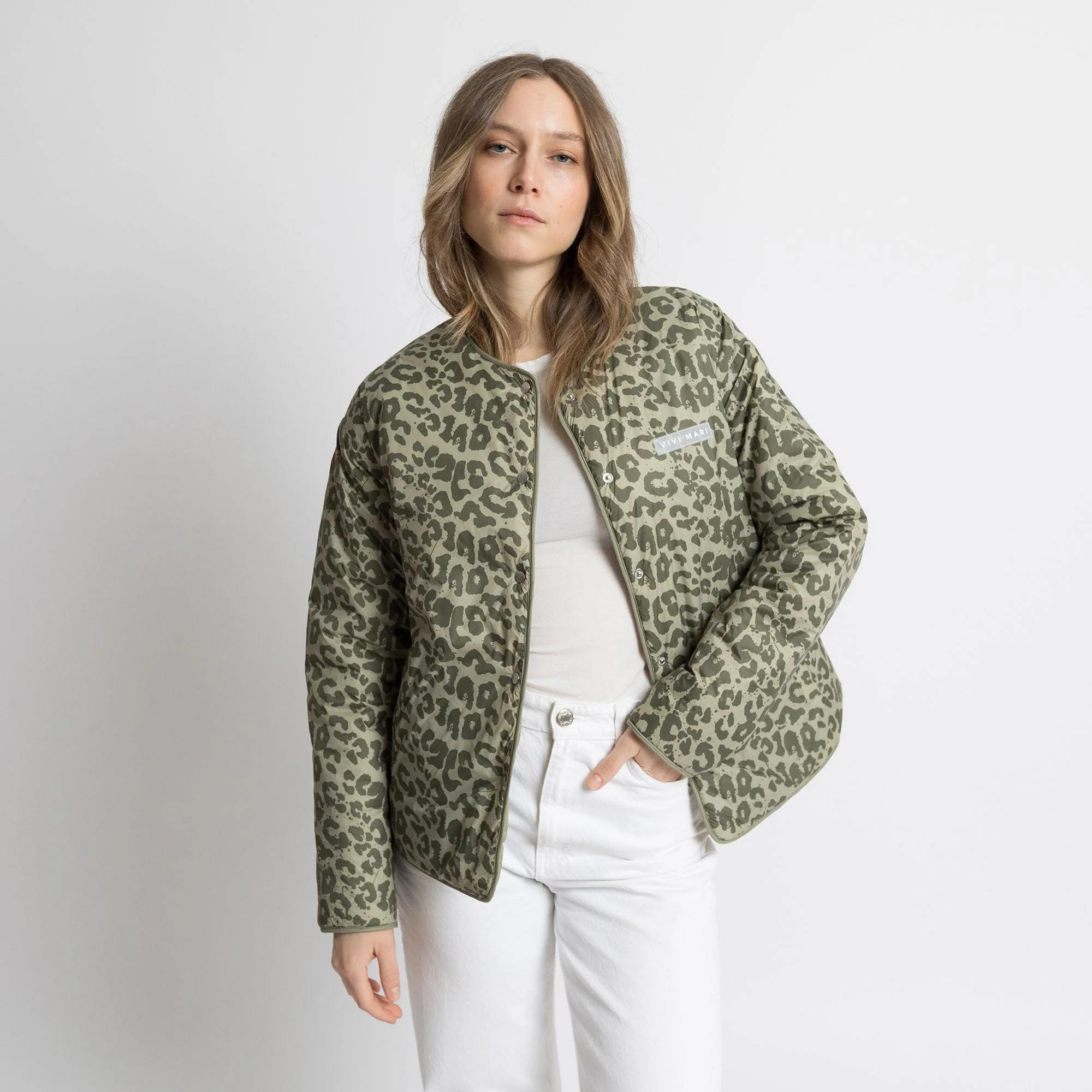 Ultra Light Puffer Jacket pale olive/leo olive-pale olive - Image 6