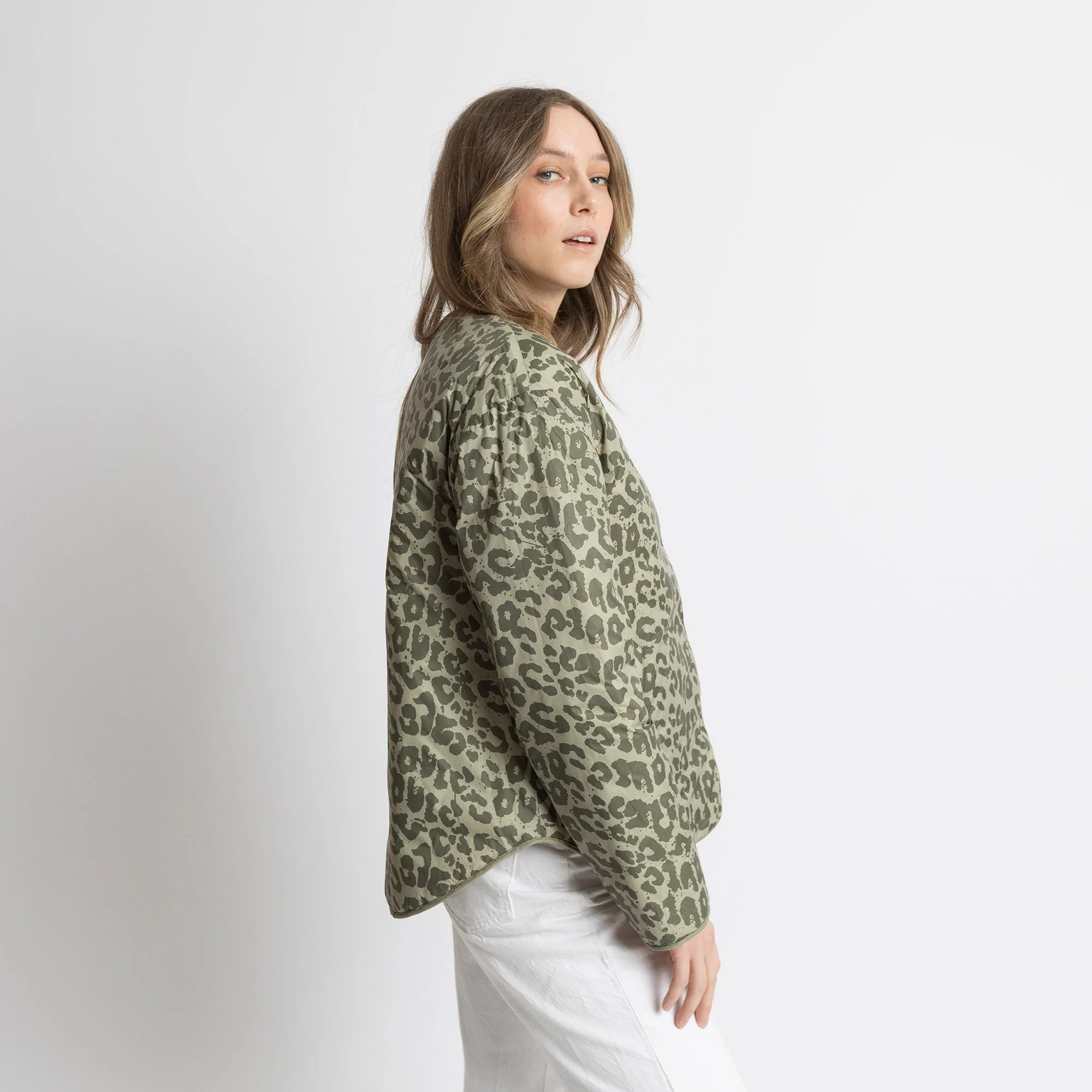 Ultra Light Puffer Jacket pale olive/leo olive-pale olive - Image 7