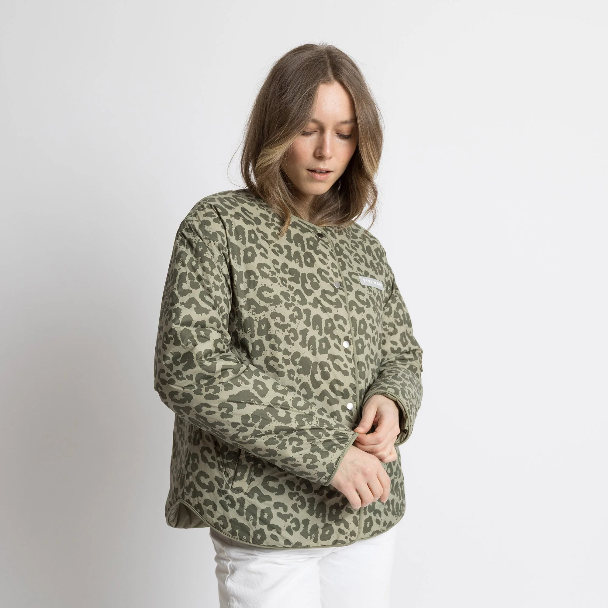 Ultra Light Puffer Jacket pale olive/leo olive-pale olive - Image 9
