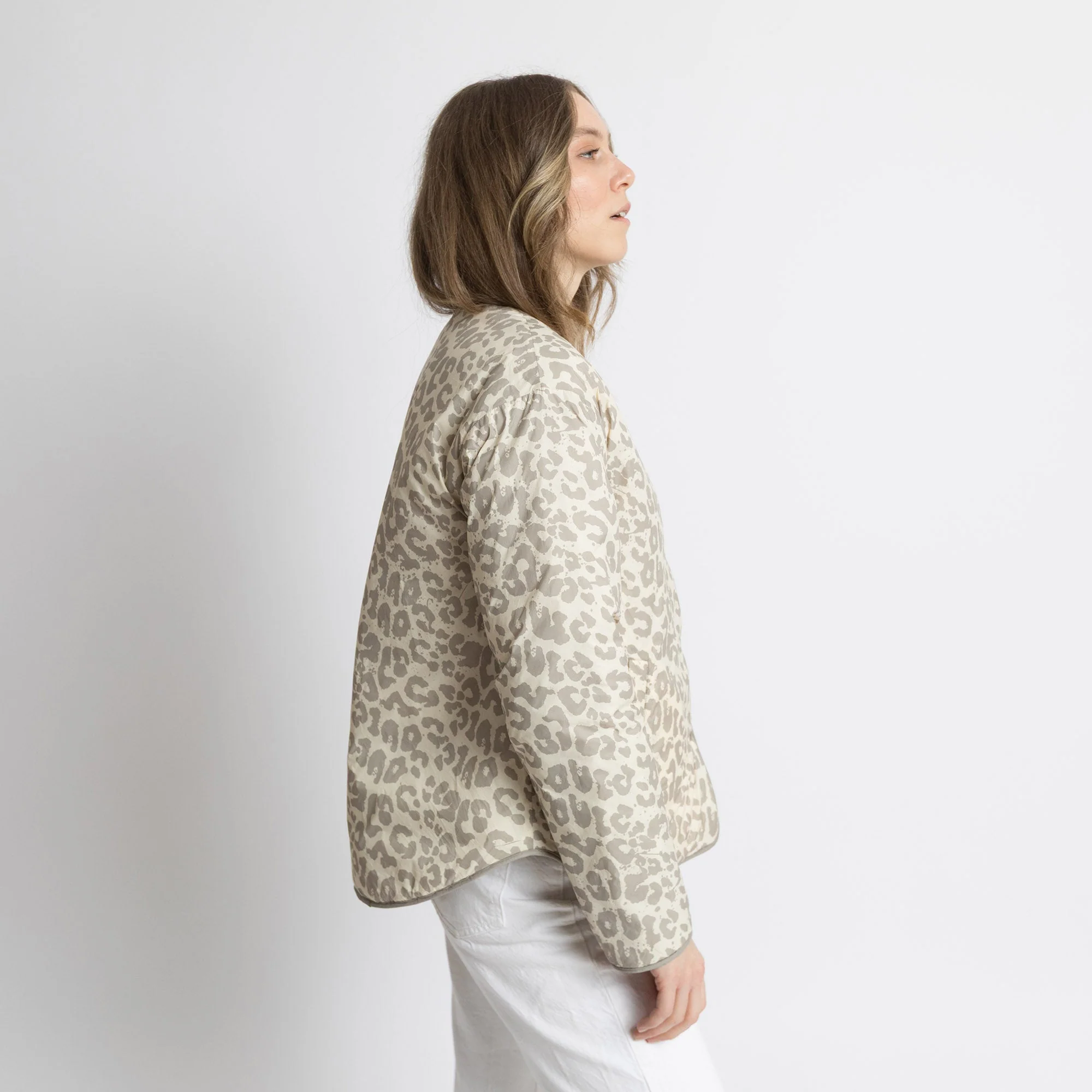 Ultra Light Puffer Jacket stone/leo stone-sand - Image 7