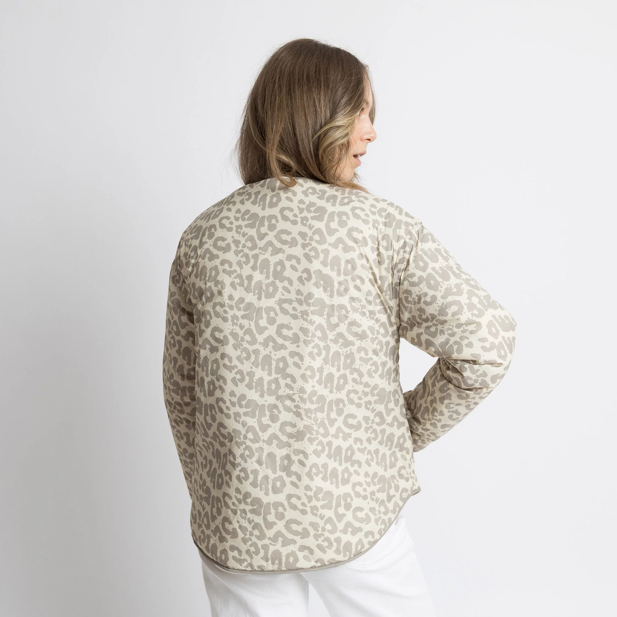 Ultra Light Puffer Jacket stone/leo stone-sand - Image 8