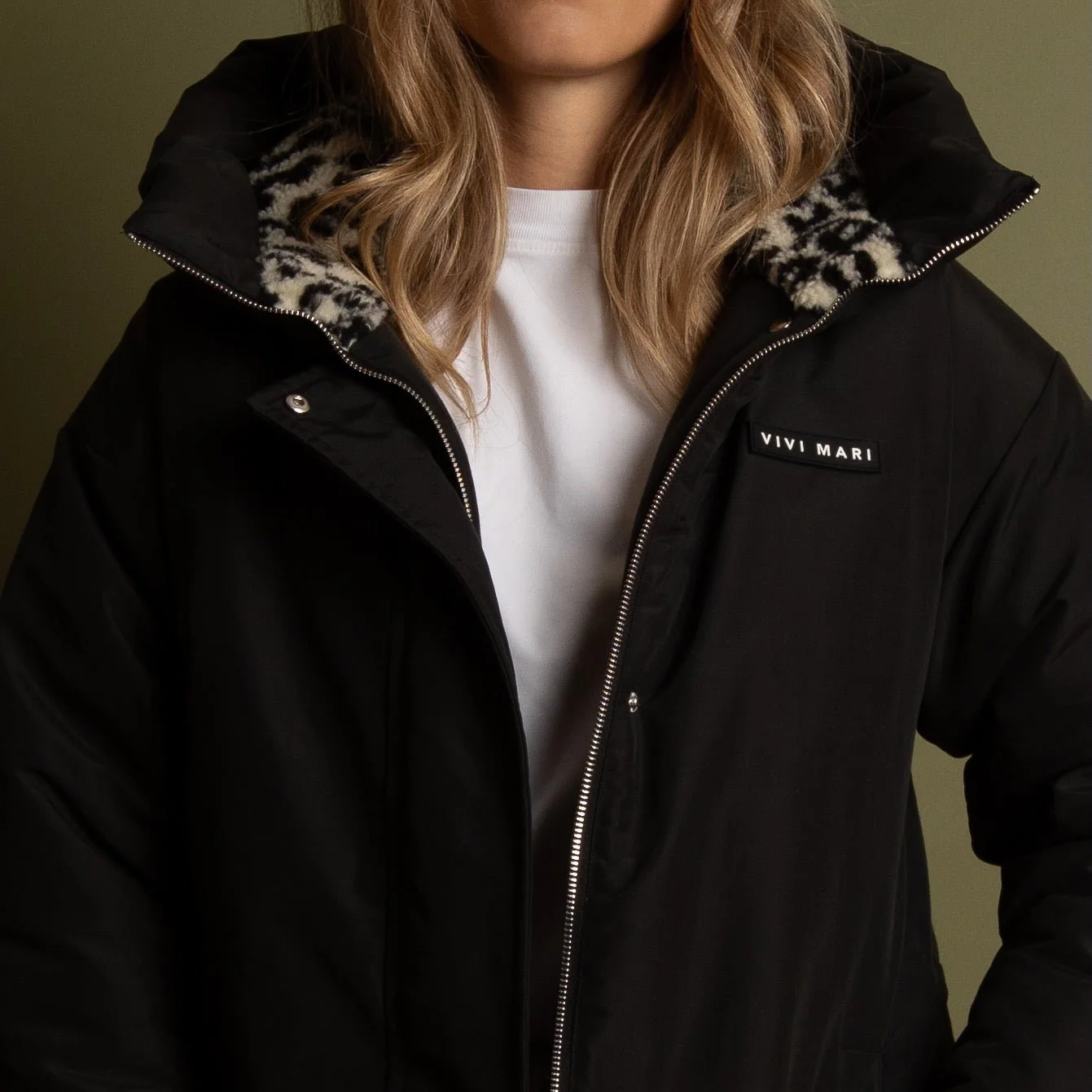 Winter Parka black/leo black-sand - Image 4